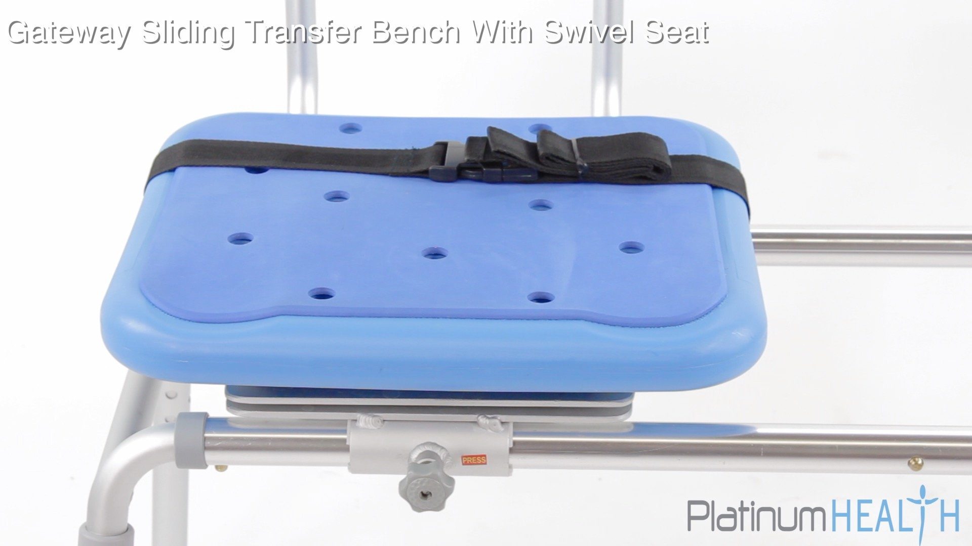 Premium Sliding Bath Transfer Bench with Swivel Seat & Padded Cushion - Adjustable Shower Chair for Elderly & Disabled - Safe Bathroom Mobility Aid for Seniors, Post-Surgery Recovery & Home Care Use