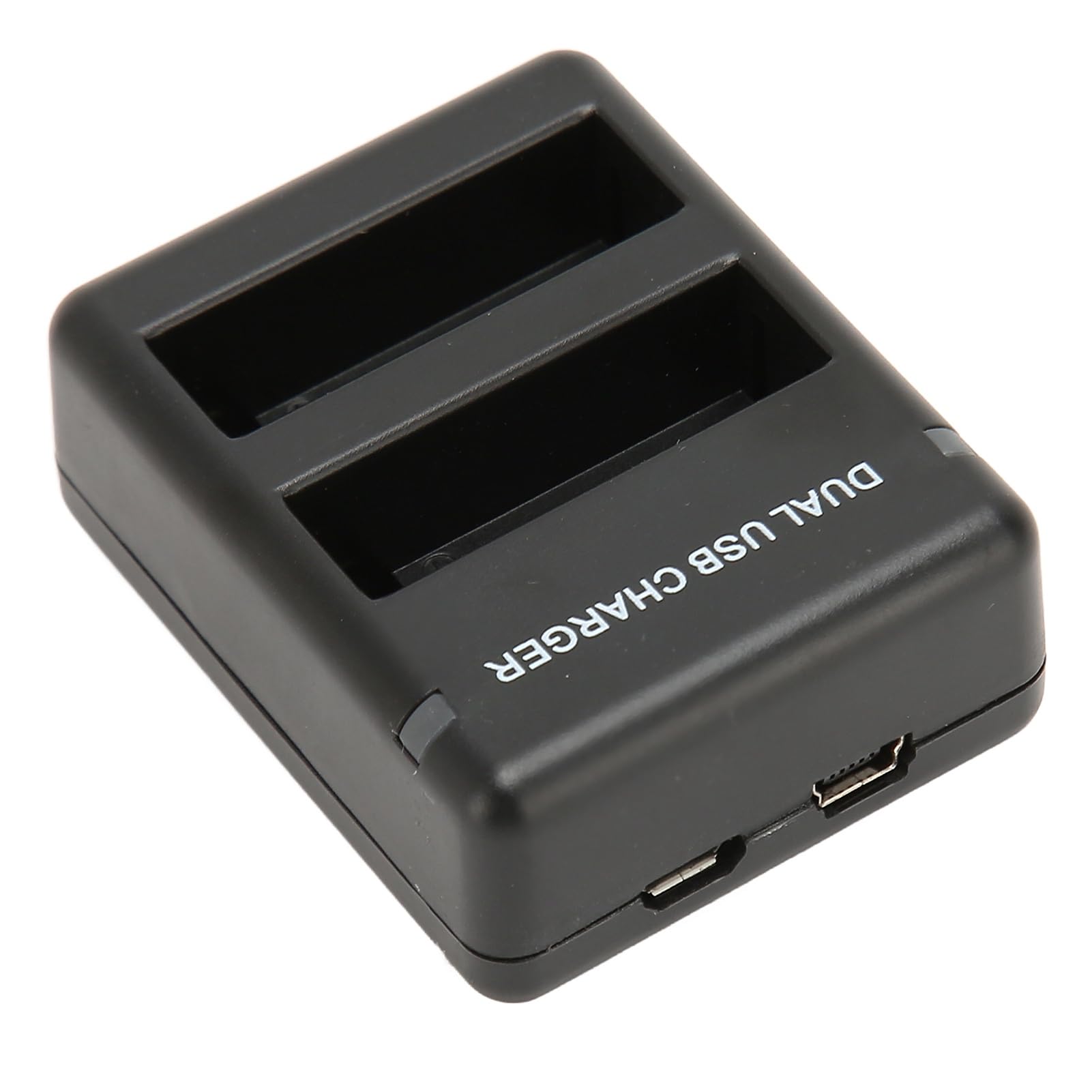 Dual Channel USB Camera Battery Charger with LED Indicator - Compact & Portable Charging Station for DSLR, Mirrorless Cameras - Safe USB/DC Power Supply for Travel & Photography