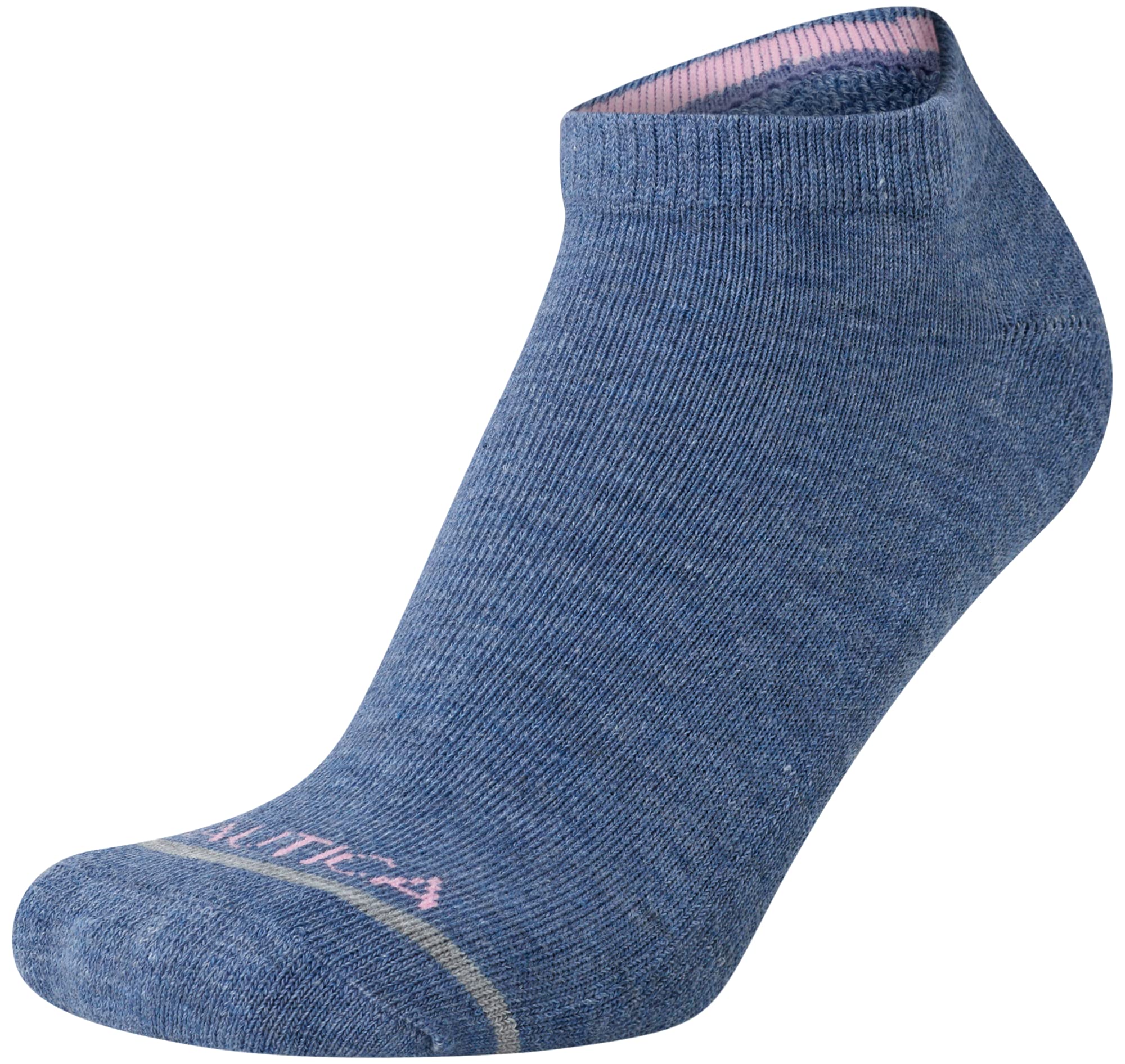 Nautica Women's Athletic Socks - 12 Pack Cushioned Low Cut Ankle Socks for Running, Gym & Everyday Comfort | Breathable & Supportive Workout Socks