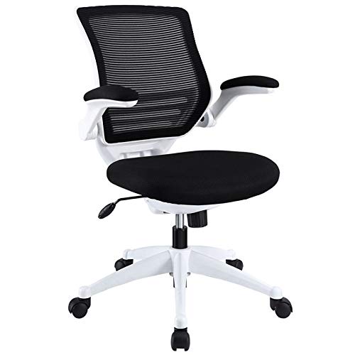 Scranton & Co Black Mesh Office Chair - Ergonomic Adjustable Swivel Task Chair for Home & Office Workspace
