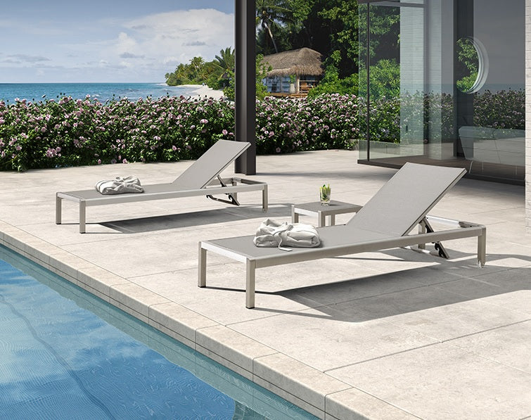 Premium Sun Lounger No.1 - Adjustable Outdoor Chaise Lounge for Poolside, Beach & Patio Relaxation