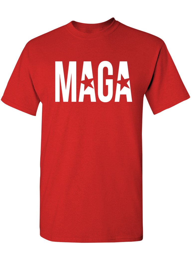 Men's MAGA Make America Great Again T-Shirt - Medium, Red | Patriotic Political Tee for Rallies & Events