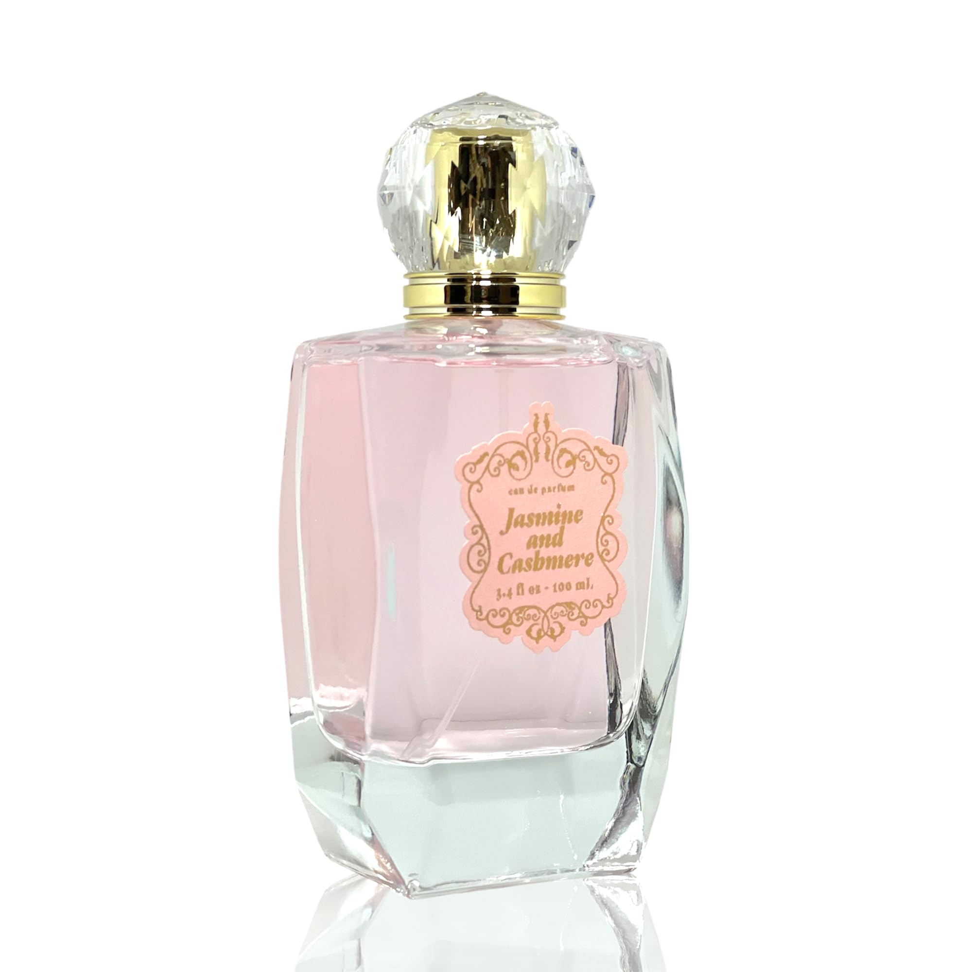 Jasmine & Cashmere Perfume Spray for Women - 3.4oz (100mL) Eau de Parfum | Floral Fragrance for Date Night & Special Occasions