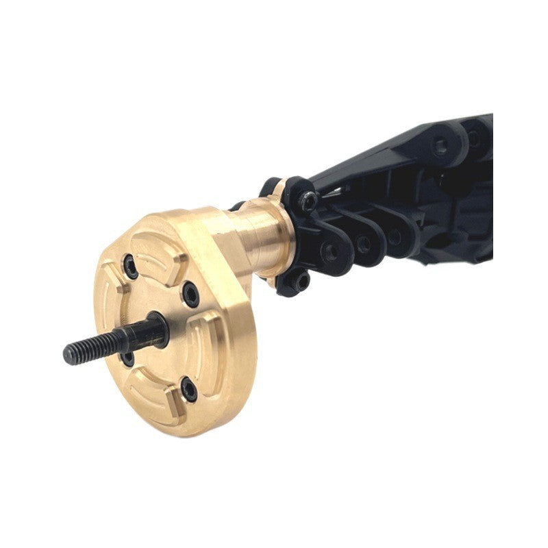 MJX Hyper Go H12Y/H12Y+ Upgrade Kit - Brass Front & Rear Axle Weights & Gear Cover for RC Car Performance Boost | Perfect for Off-Road Racing, Bashing & Drifting