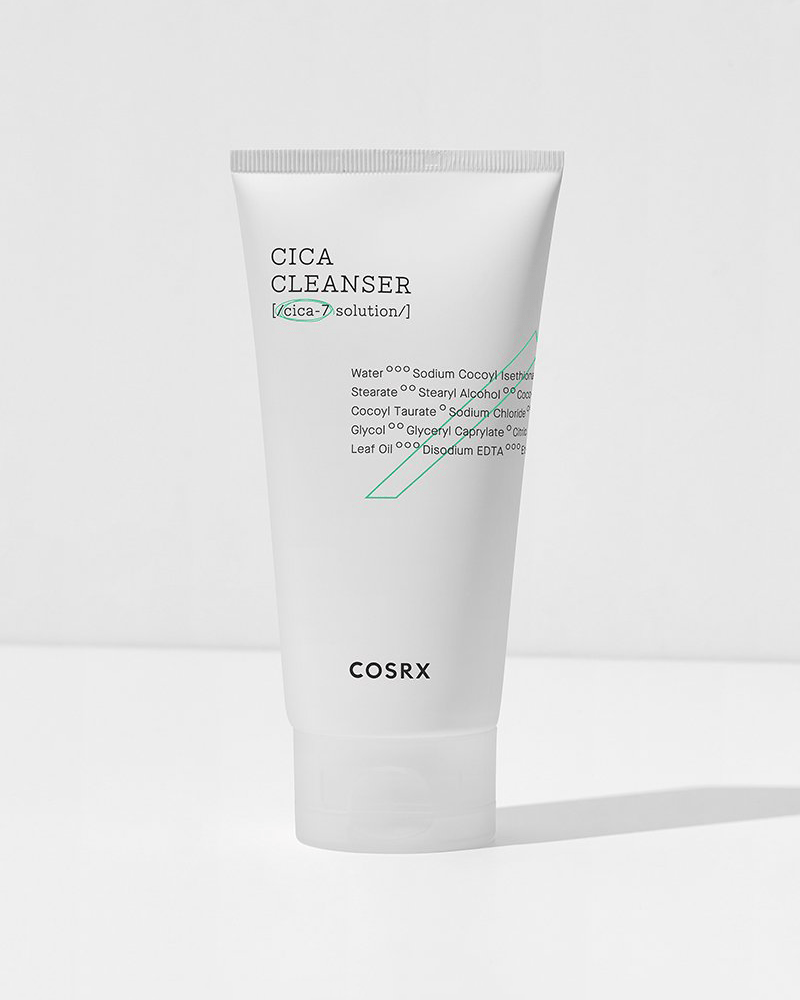 COSRX Pure Fit CICA Cleanser - Korean Skincare for Sensitive Skin, Acne Relief & Hydration - Gentle Face Wash for Daily Use, Travel & Post-Workout Care
