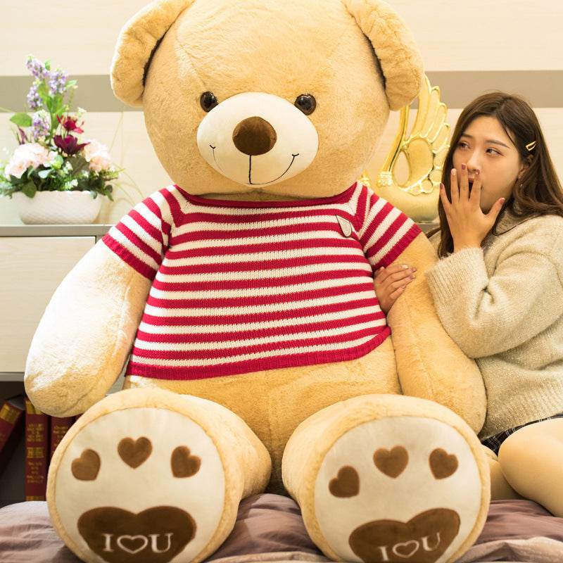 6.5ft Giant Stuffed Teddy Bear - Soft & Cuddly Large Plush Toy for Kids & Adults | Perfect for Gifts, Bedroom Decor, and Snuggling