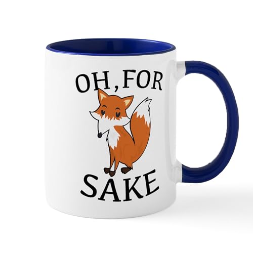 White/Navy Inside - Oh, For Fox Sake Mug