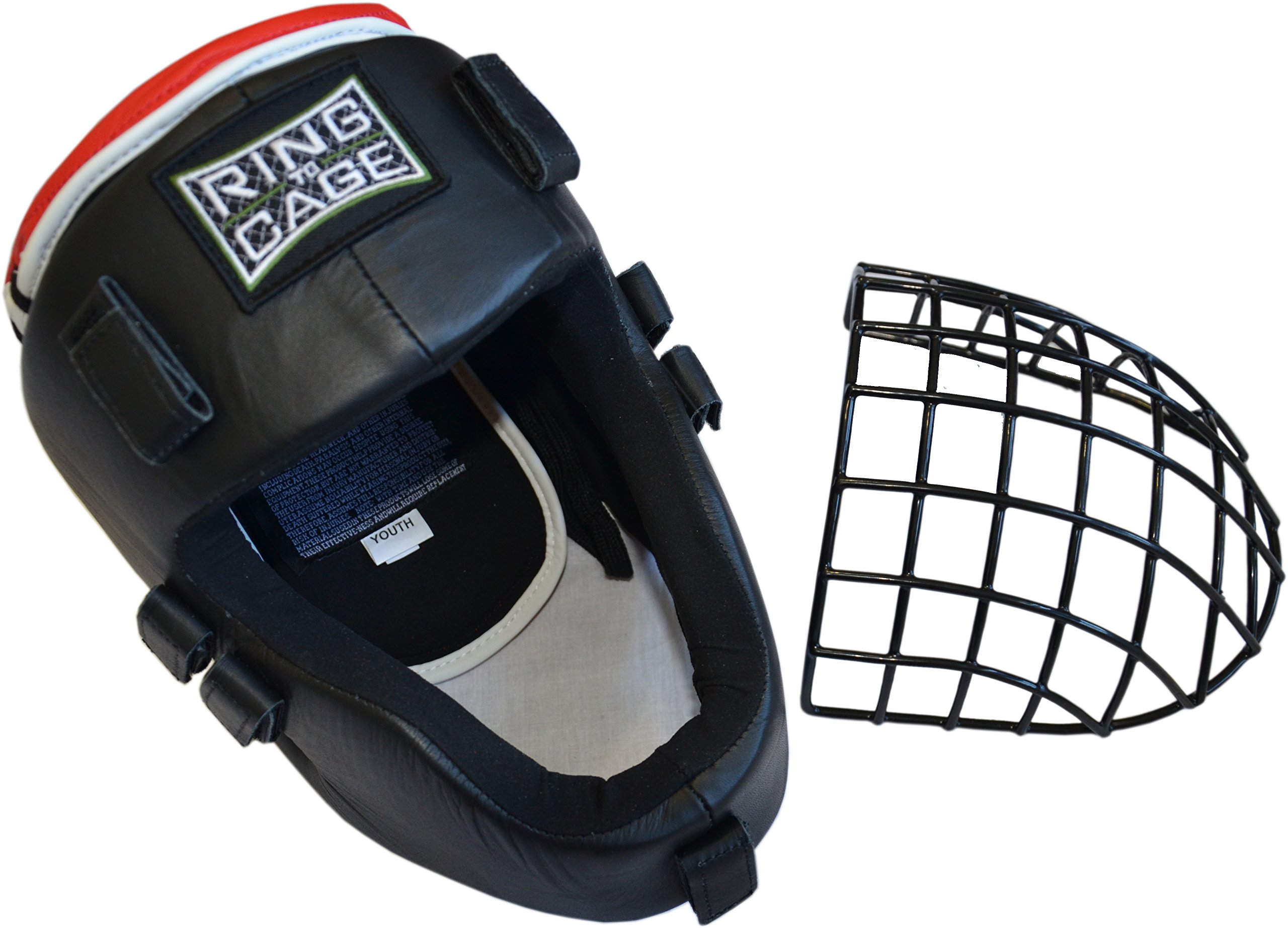 Youth Safety Cage Training Headgear for Boxing, Muay Thai, MMA & Kickboxing - Protective Sparring Gear for Kids & Teens Training Sessions