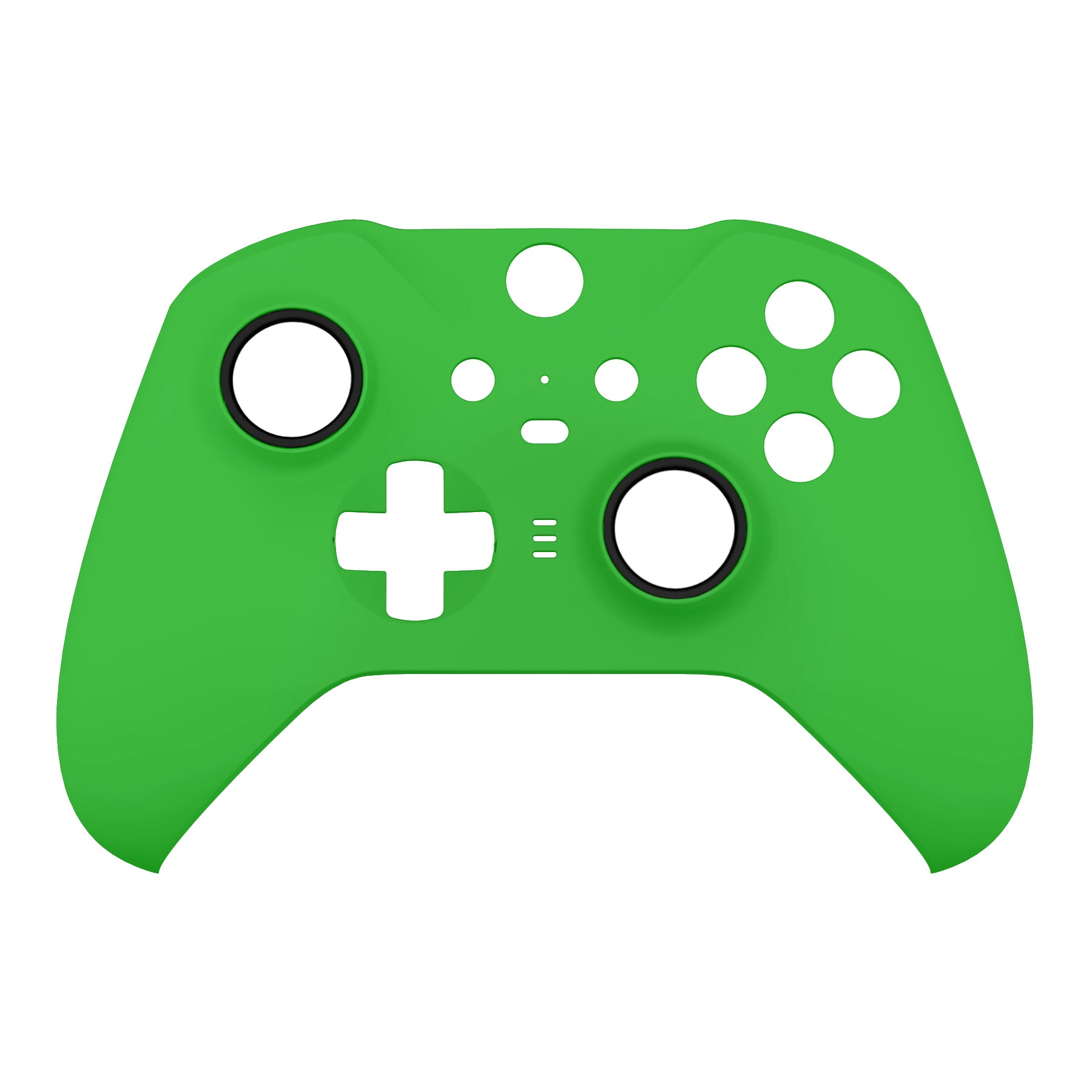 eXtremeRate Replacement Front Housing Shell Case with Accent Rings for Xbox One Elite Series 2 & Elite 2 Core Controller (Model 1797) - Green | Custom Gaming Accessories for Enhanced Performance & Style | Perfect for Competitive Gaming & Controller Customization