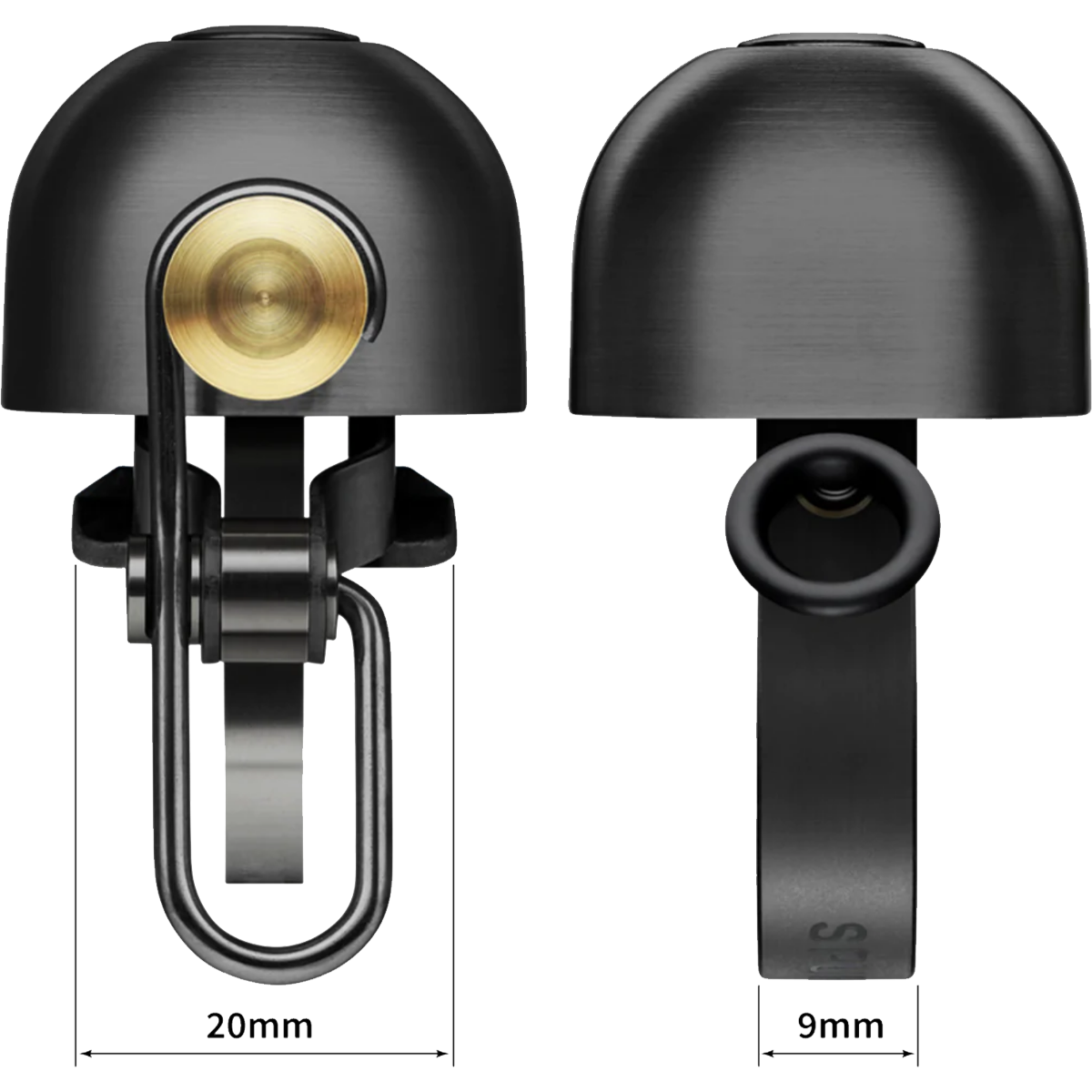 Compact Bike Bell 31.8mm - Lightweight Aluminum Alloy Handlebar Bicycle Bell for Road & Mountain Bikes - Perfect for Cycling Commuting and Outdoor Adventures