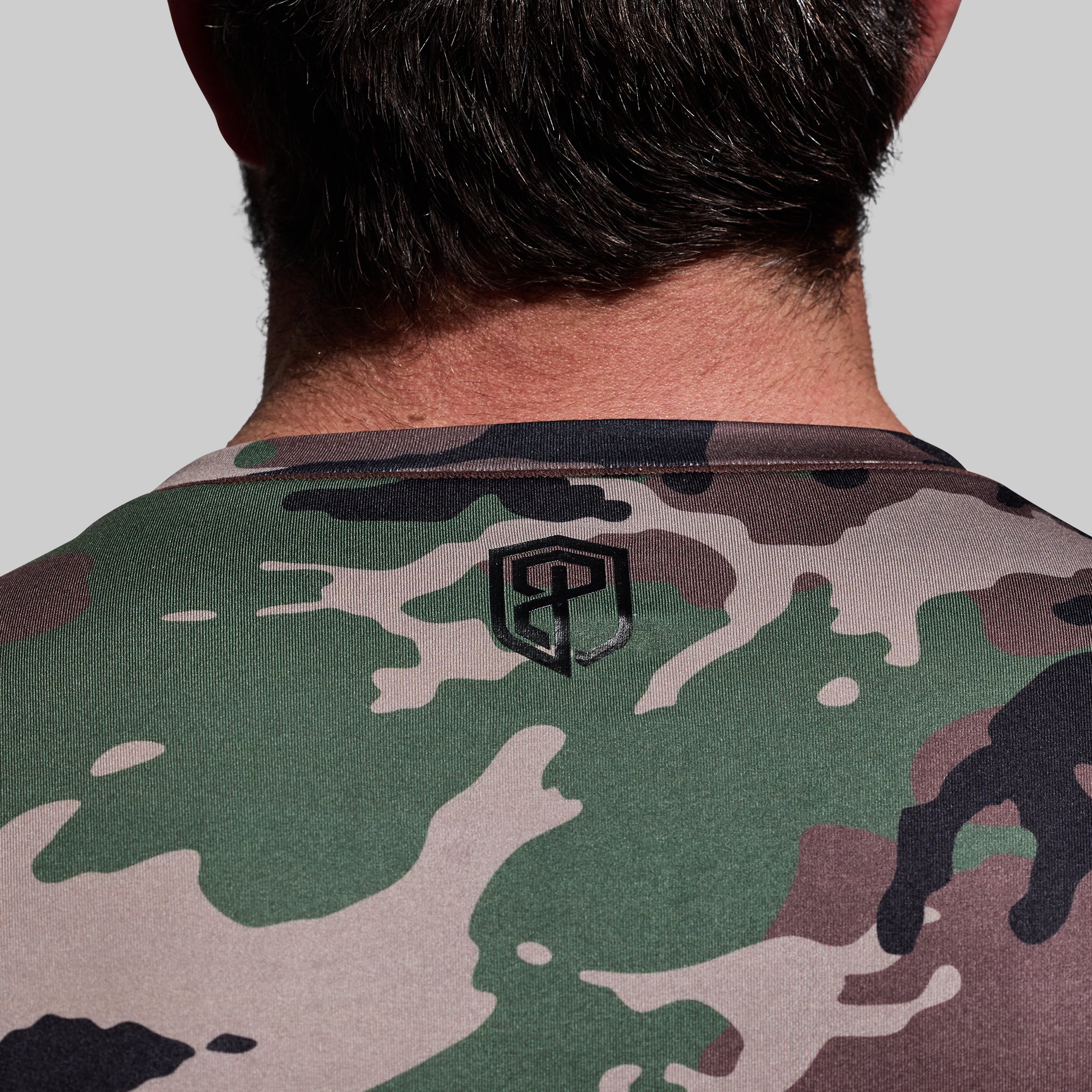 Men's Woodland Camo Range Shirt - Durable Hunting & Outdoor Adventure Shirt for Hiking, Camping & Tactical Activities
