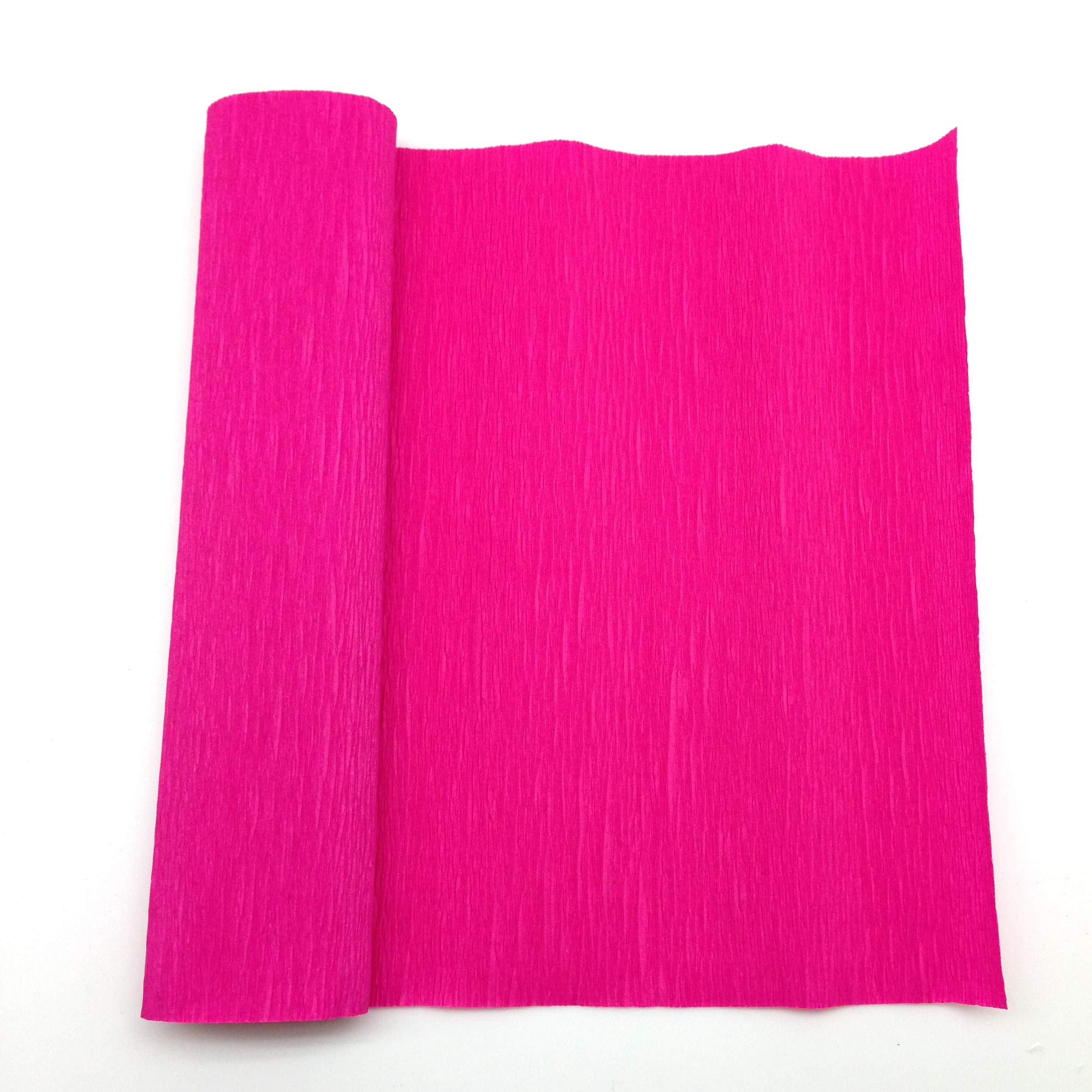 PEPPERLONELY Crepe Paper Rolls - 250 x 25 cm, Rose Red | Bulk Tissue Paper for Gift Wrapping, Party Decorations & DIY Crafts | Perfect for Birthdays, Weddings & School Projects