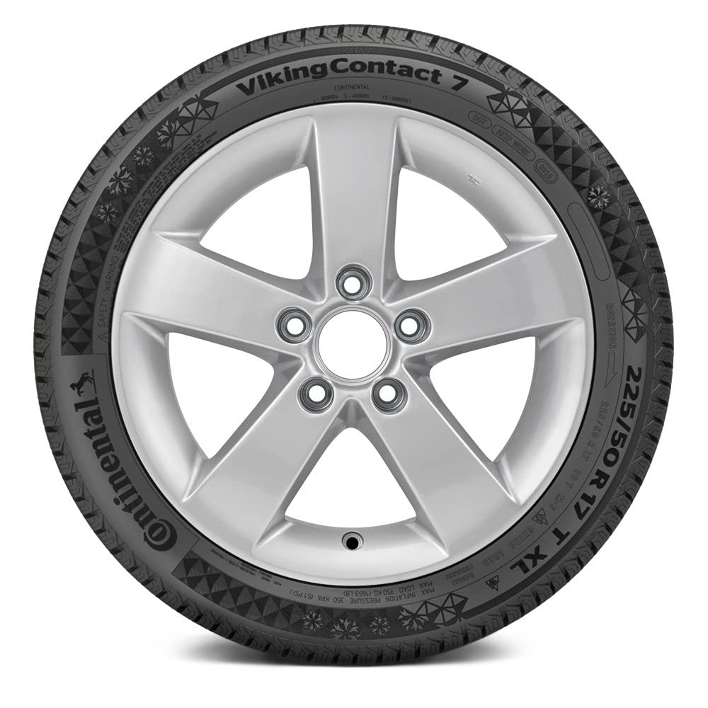 Continental VIKINGCONTACT 7 Winter Snow Tire 195/50R16 - Premium Truck & SUV Tires for Snowy Roads & Icy Conditions - Perfect for Winter Driving Safety in Mountains & Cold Climates