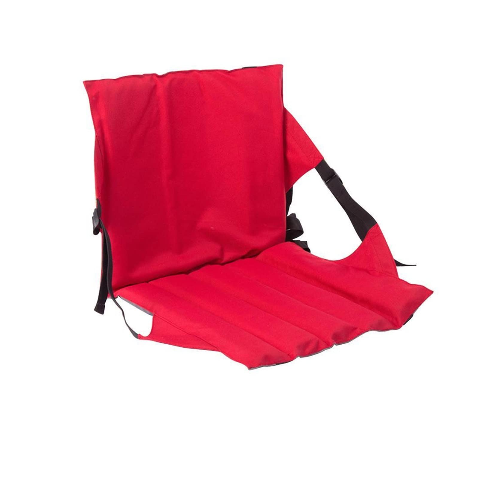 YEZIK Multifunctional Folding Kayak Seat - Portable Outdoor Cushion Chair with Backrest for Camping, Beach, Kayaking & Canoeing - Soft Padded Comfort - Red (1-Pack) | Perfect for Water Sports, Picnics & Backyard Relaxation