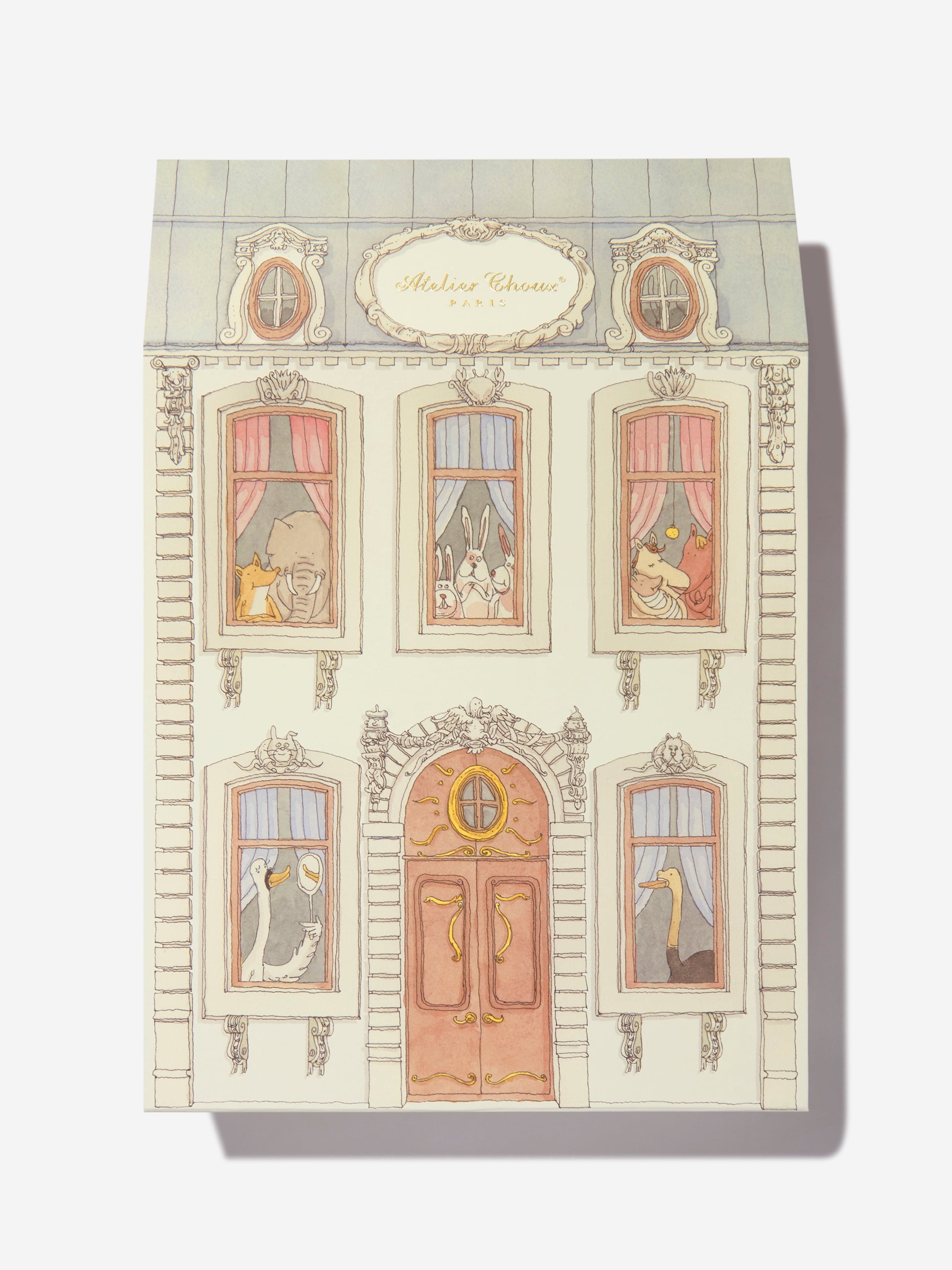 Atelier Choux Large Hotel Rigid Gift Box - Premium Multicolor Baby Shower & Birthday Present for Luxurious Nursery Decor