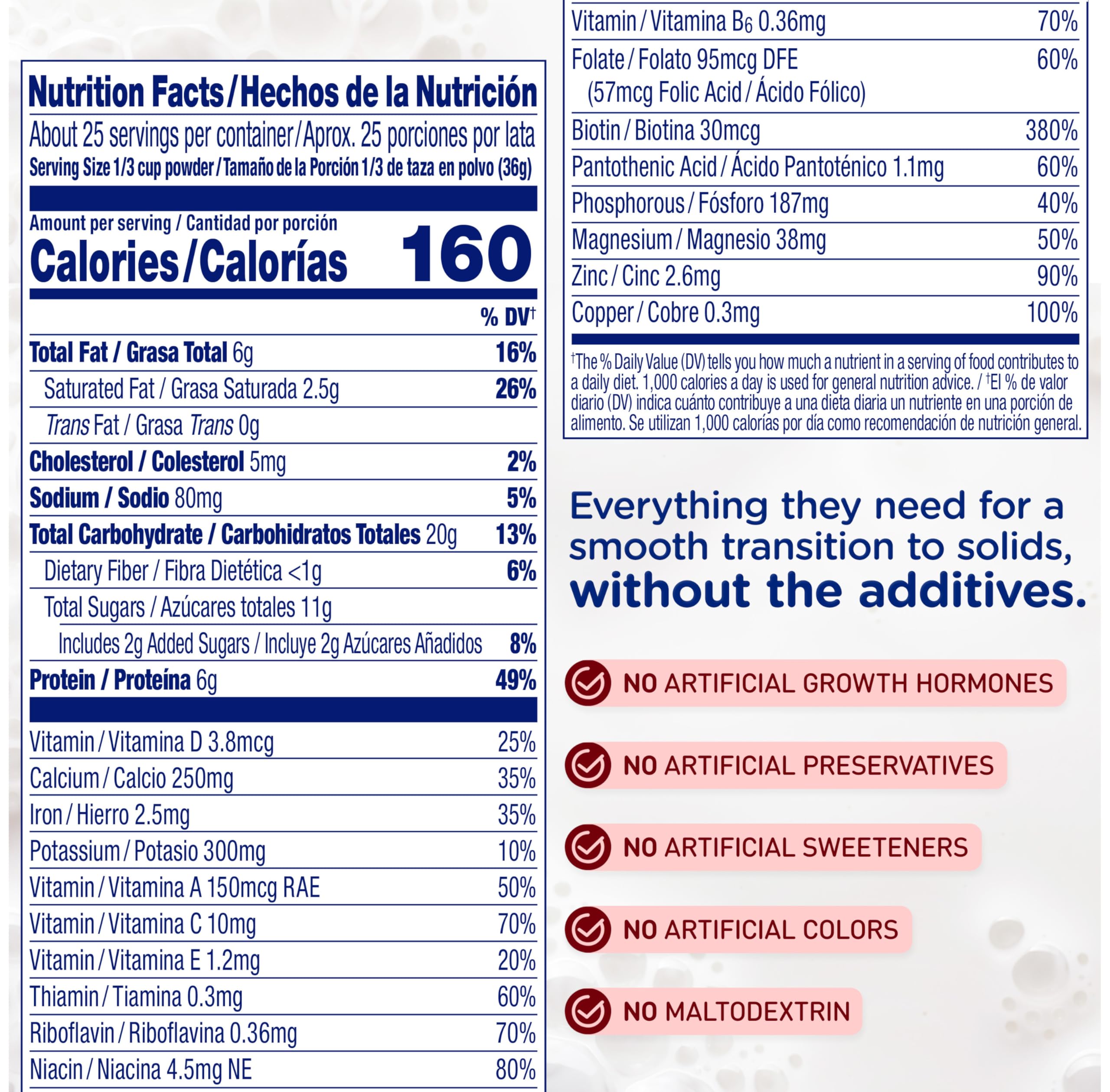 Enfagrow PREMIUM Toddler Nutritional Drink Powder with Real Milk, Omega-3 DHA for Brain Development, Prebiotics for Immune Support - Non-GMO Baby Formula (32 Oz Can, Pack of 6) - Ideal for Growing Toddlers' Daily Nutrition & Immune Health