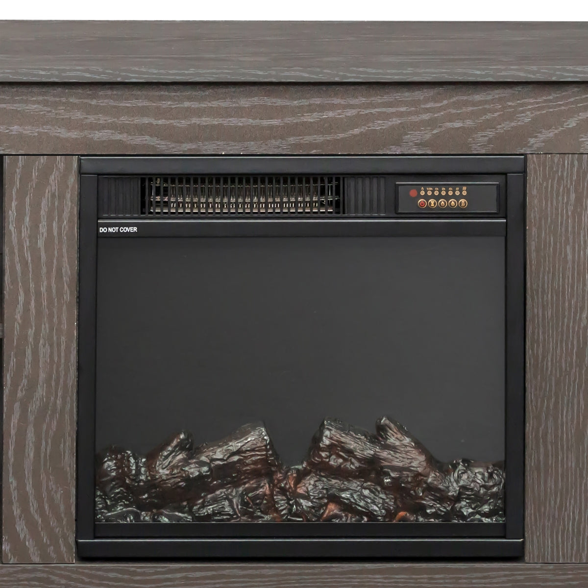 Brenna 64 Inch TV Stand with Electric Fireplace - Remote Control & Timer for Living Room, Bedroom, Home Theater Entertainment Center