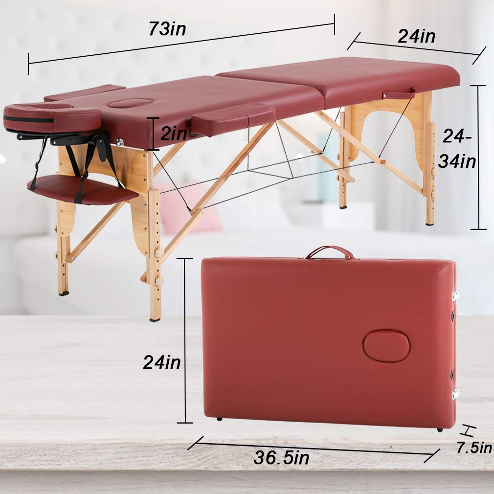 BestMassage Portable Massage Table - 24