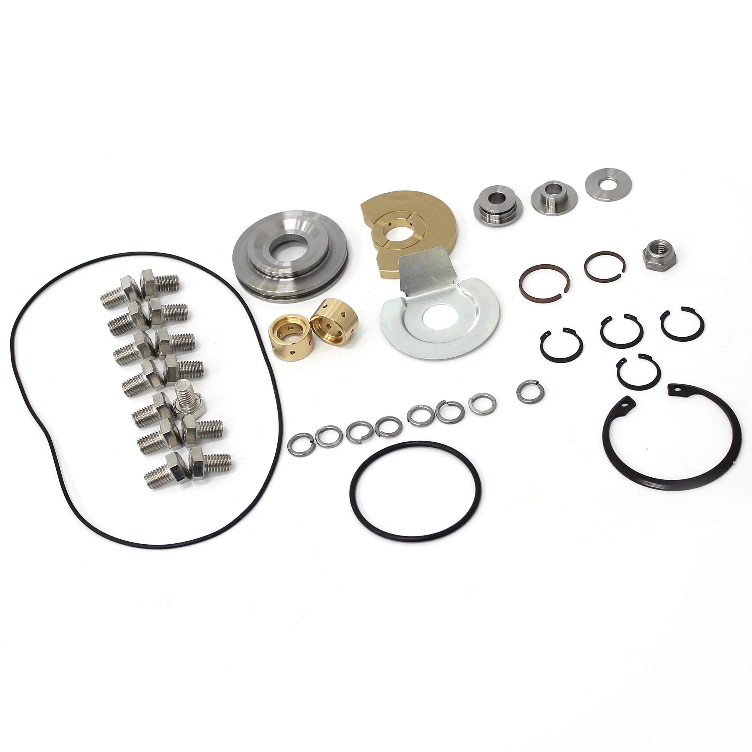 BorgWarner S300SX3 S366 Turbo Repair Rebuild Kit with Compressor Wheel 177275 - Turbocharger Replacement Parts for Diesel Performance & Engine Upgrades