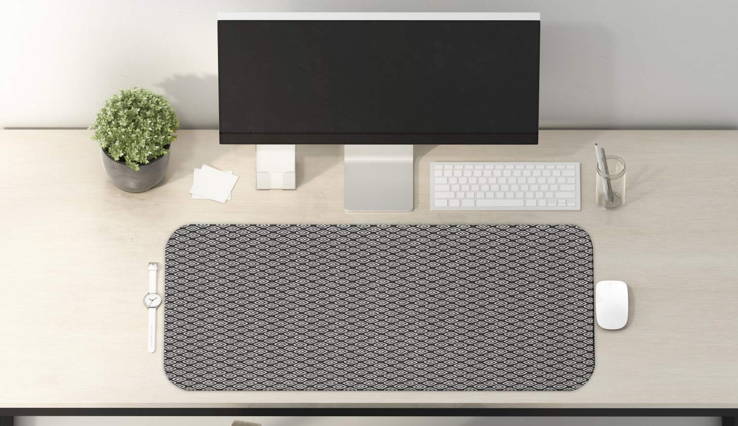 Ambesonne Geometric Computer Mouse Pad - Large 31