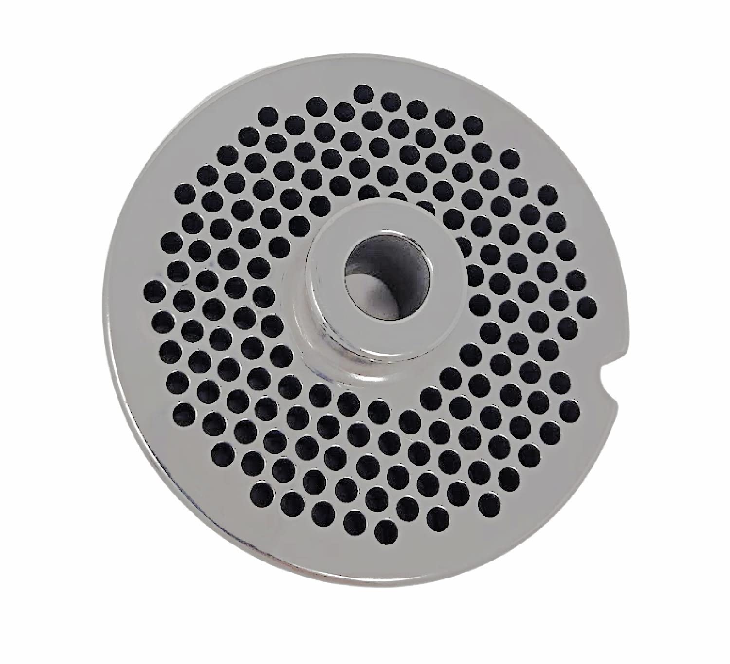 Premium #12 Meat Grinder Plates with Hubs - Cozzini Cutlery Stainless Steel Grinding Discs - Choose Size (1/8