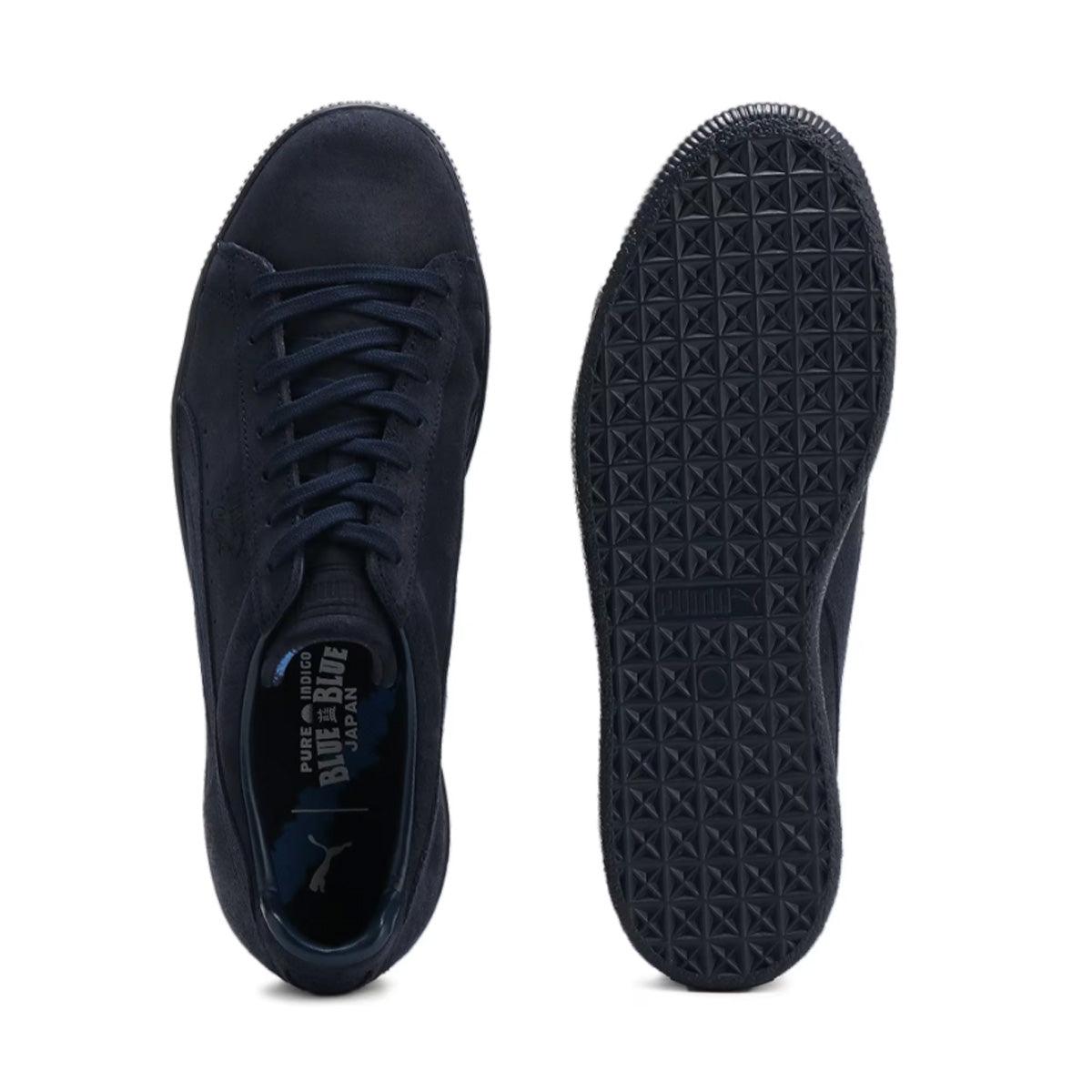 Premium Blue Japan-Made Clyde 'New Navy' Sneakers – Stylish & Comfortable for Casual Wear, Work & Travel