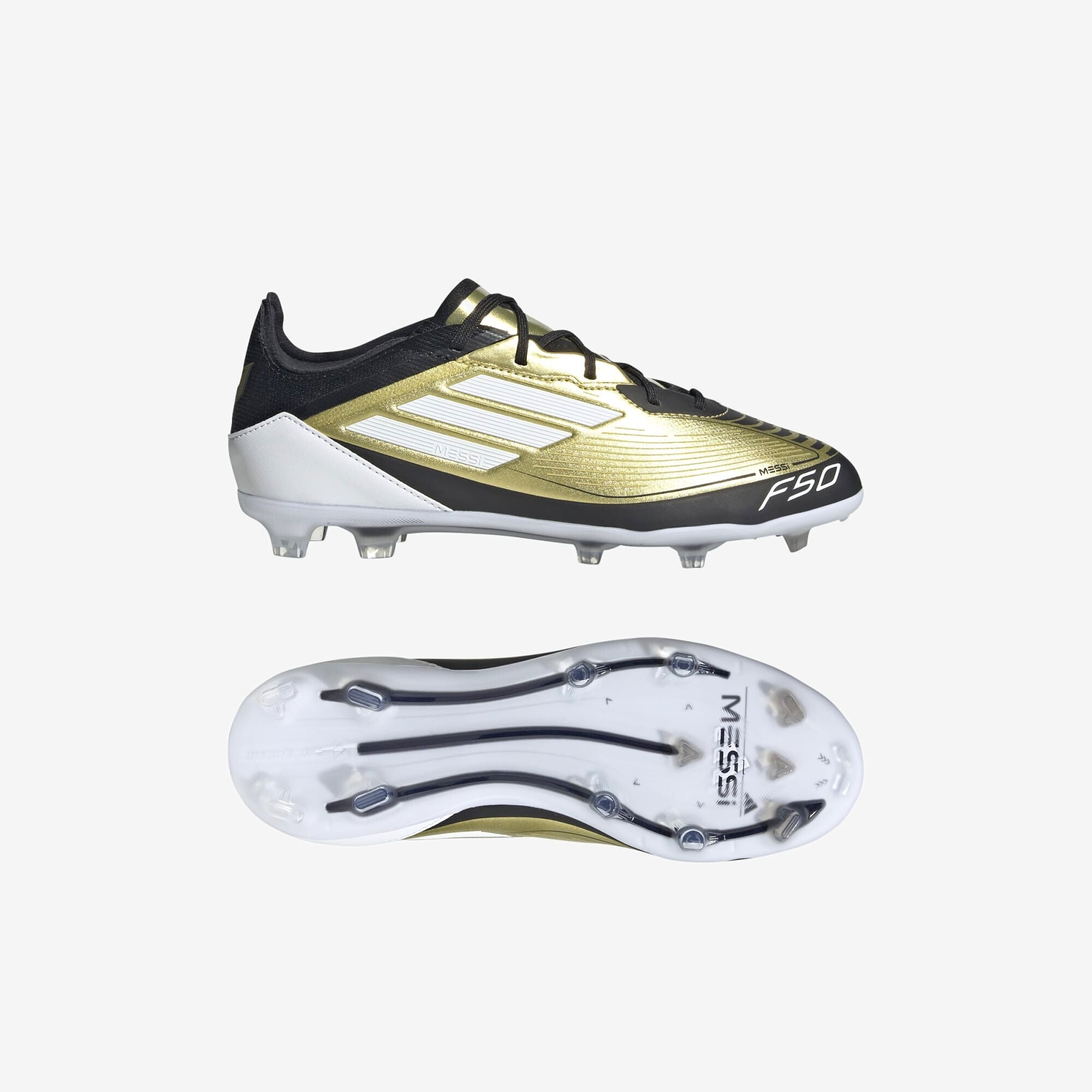 adidas Jr. Messi F50 Pro Soccer Cleats - Youth Football Shoes for Boys with Lightweight Design & Superior Traction - Perfect for Training, Matches & Outdoor Play