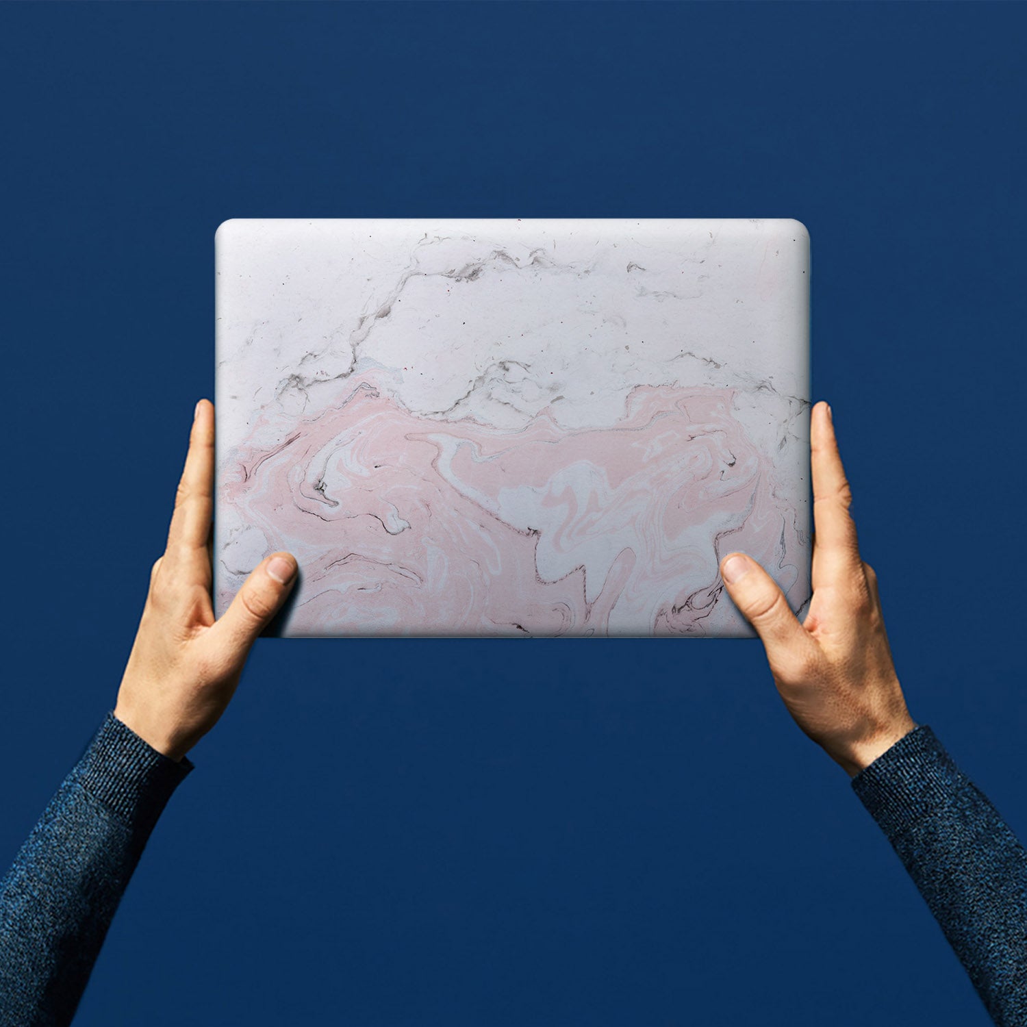 Premium Pink Marble Surface Laptop Case - Slim Protective Cover for Microsoft Surface Laptop 1/2/3/4/5 - Perfect for Work, School & Travel Accessories