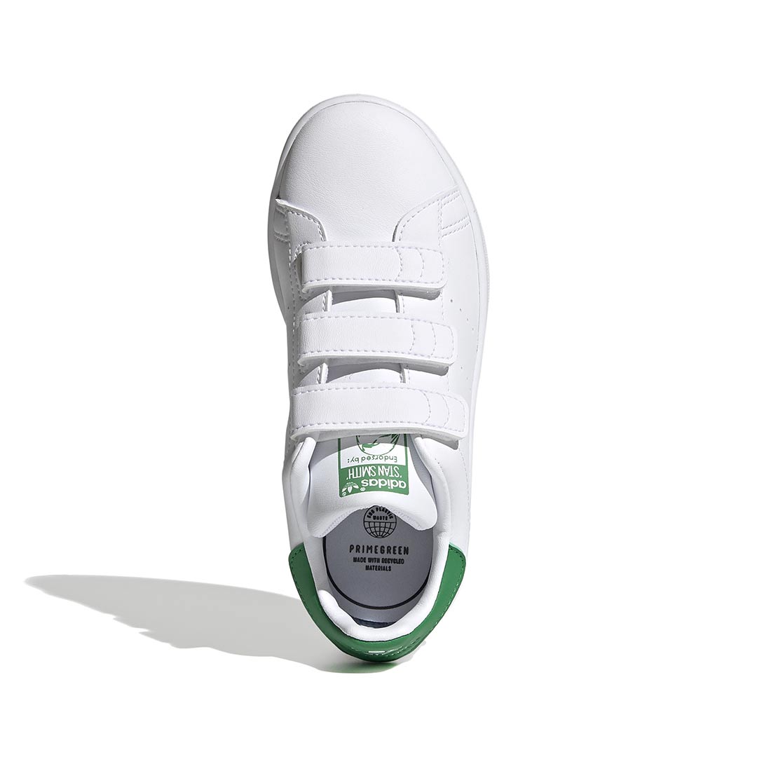 adidas Kids' (Preschool) Stan Smith Sneakers - FX7534 | Comfortable & Stylish White Tennis Shoes for Toddlers & Preschoolers - Perfect for School, Play & Everyday Wear