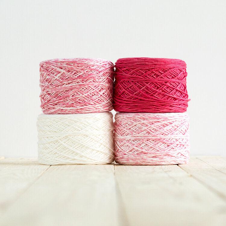 Baby Bloom Gradient Yarn Baby Blanket Kit - DIY Crochet Blanket for Newborns, Soft Handmade Knitting Set for Nursery, Baby Shower Gift & Cozy Nursery Decor