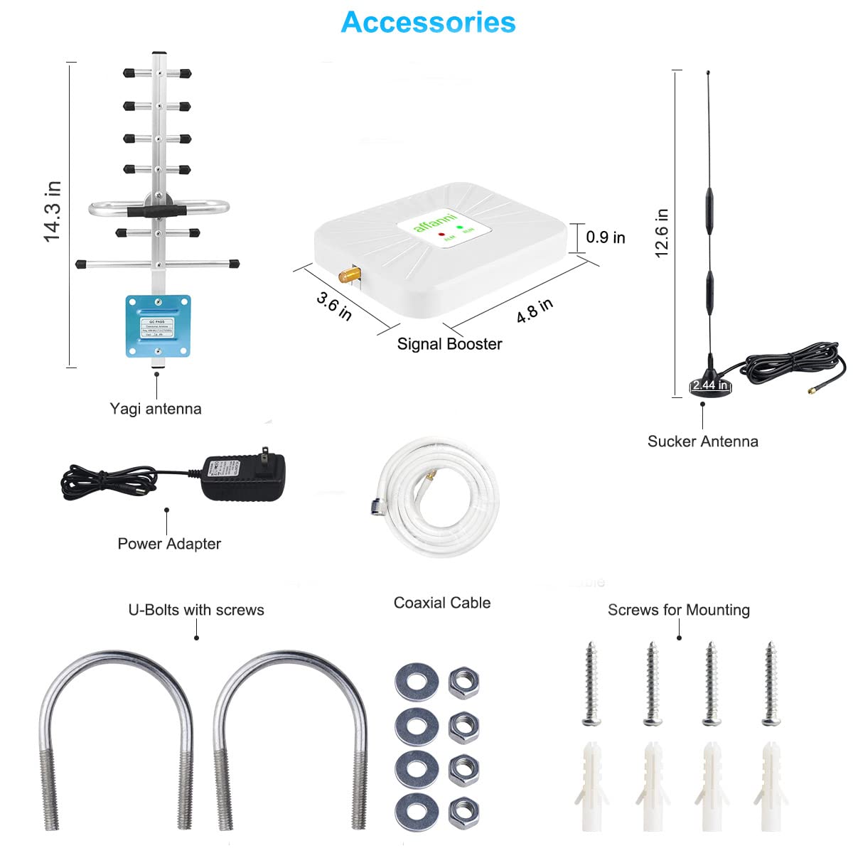 Verizon Cell Phone Signal Booster Extender - 5G 4G LTE Band 13 Cellular Repeater for Home & Office | Improve Weak Signal for Calls, Streaming & Internet