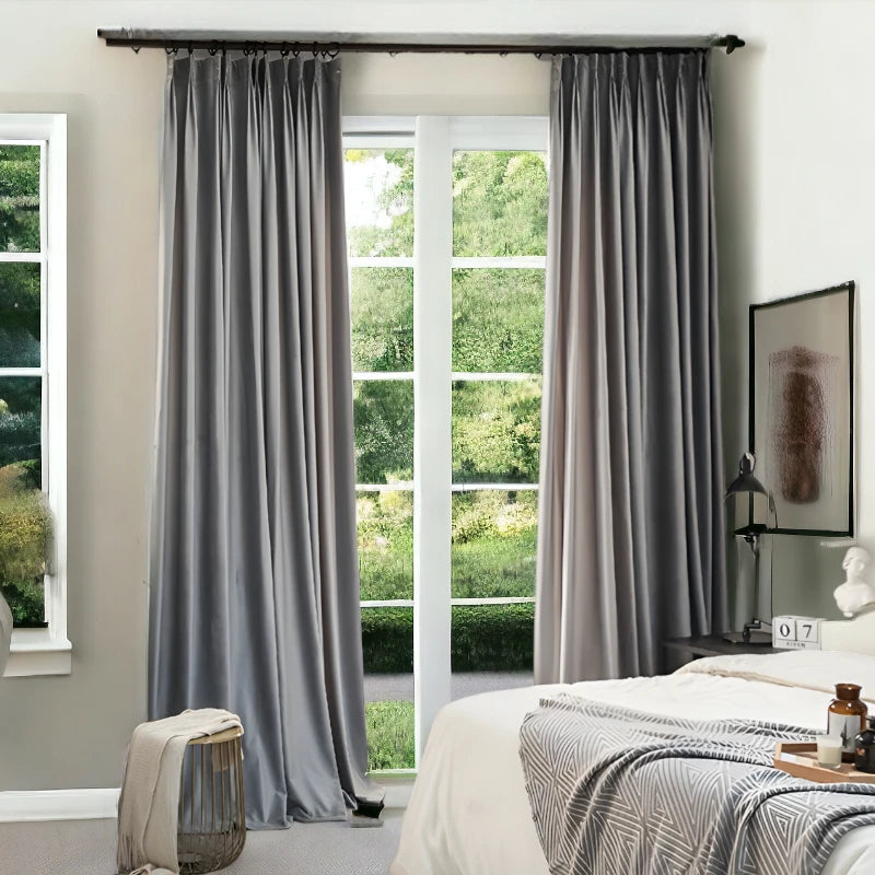 Amari Velvet Curtain Swatch Samples - Premium Fabric Swatches for Window Treatments, Drapes & Home Decor - Perfect for Living Room, Bedroom, or Office Design Projects