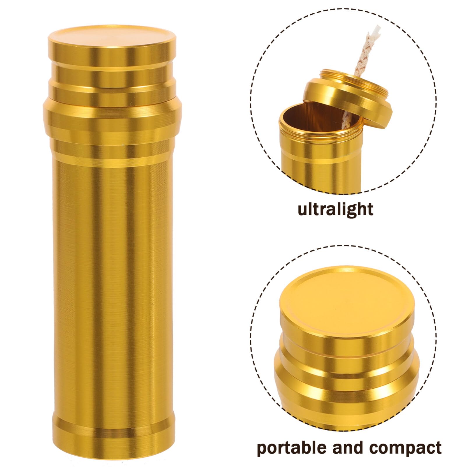 Portable Mini Alcohol Lamp Heater - Aluminum Alloy Wick Alcohol Burner for Camping, Outdoor Heating & Emergency Use | Compact Alcohol Stove for Backpacking, Survival Kits & Science Experiments
