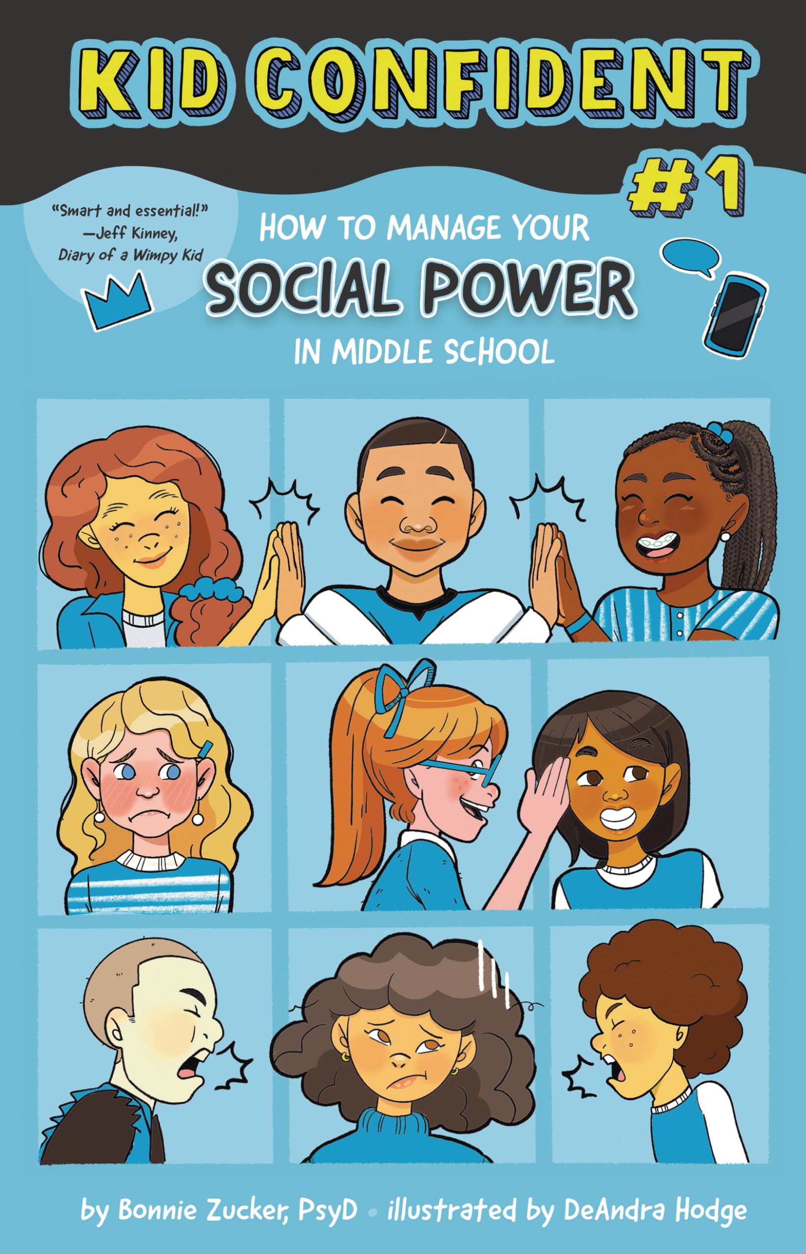 Kid Confident Book 1: How to Manage Social Power in Middle School - Essential Guide for Preteens | Boost Confidence & Navigate Friendships | Perfect for Classroom & Homeschool Social-Emotional Learning