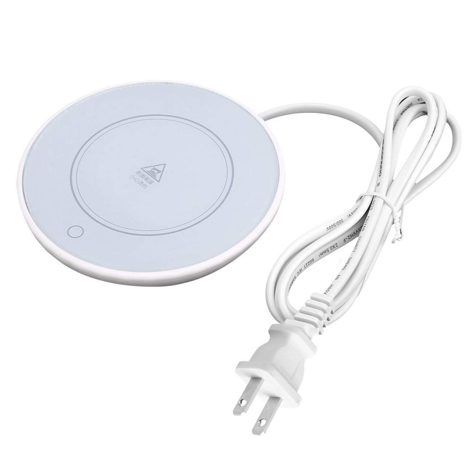 Electric Coffee Warmer Plate for Desk - Auto Shutoff for Tea, Milk, Cocoa - Perfect for Office & Home Use