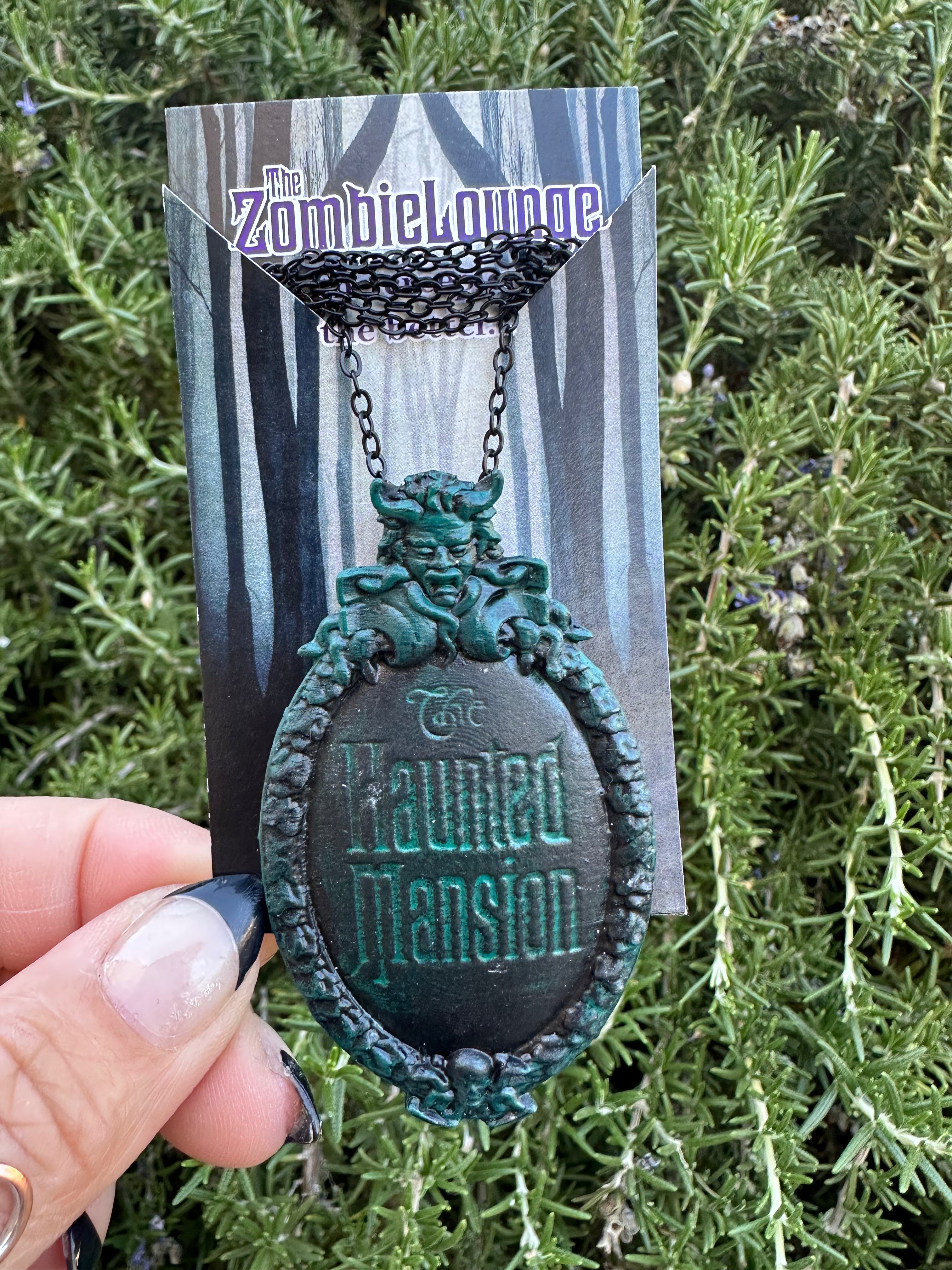 Spooky Haunted Plaque Earrings - Gothic Halloween Jewelry for Women | Perfect for Costume Parties & Dark Aesthetic Outfits