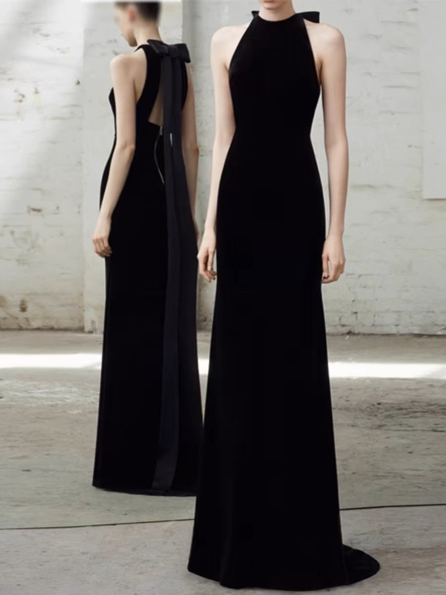 Elegant Black A-Line Long Prom Dress for Evening Gowns - Perfect for Homecoming, Formal Dances & Special Occasions
