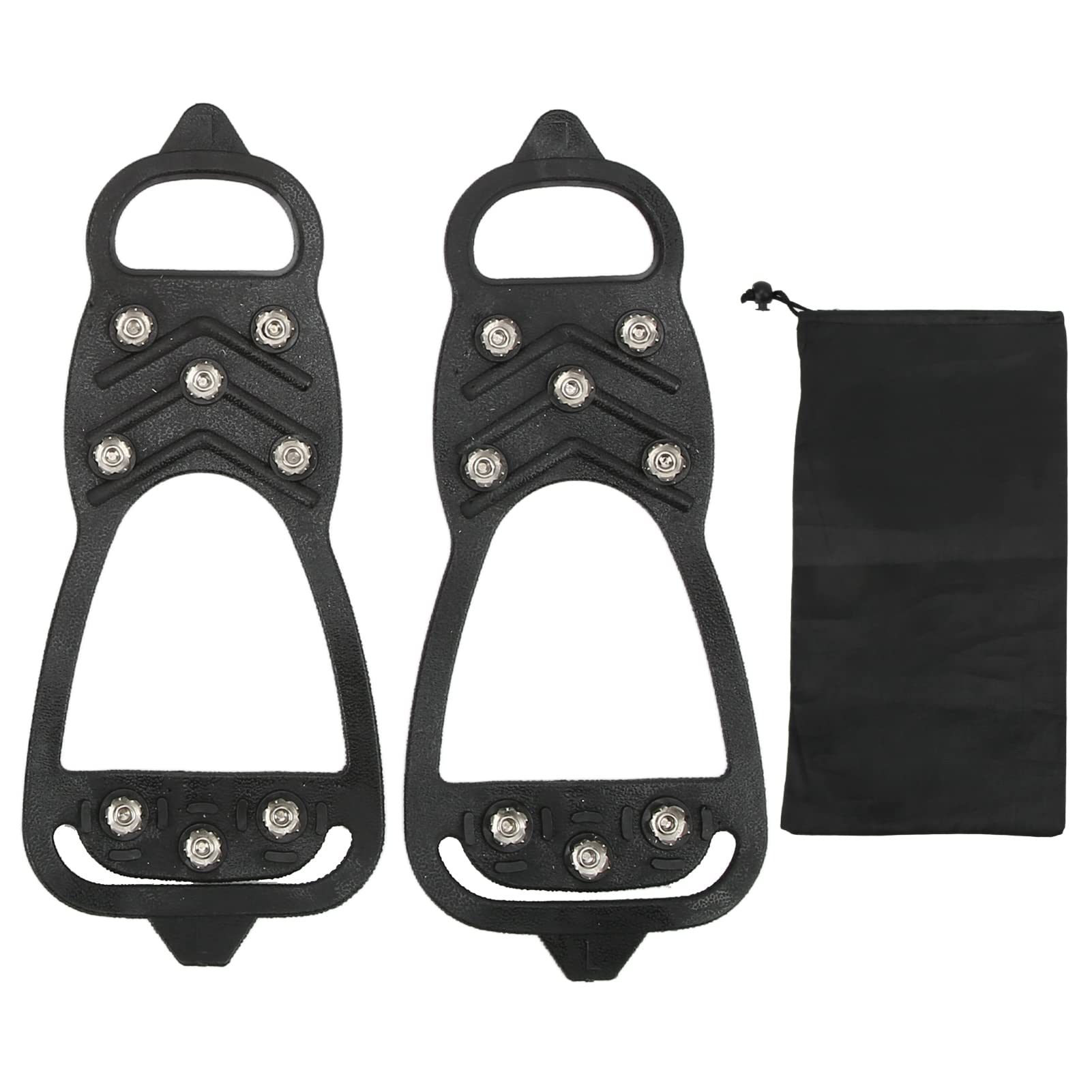 Best Crampons for Snow & Ice - Portable Flexible Anti-Slip Ice Cleats for Hiking, Walking & Winter Sports (XL Size) - Perfect for Mountain Climbing, Trail Running & Icy Commutes
