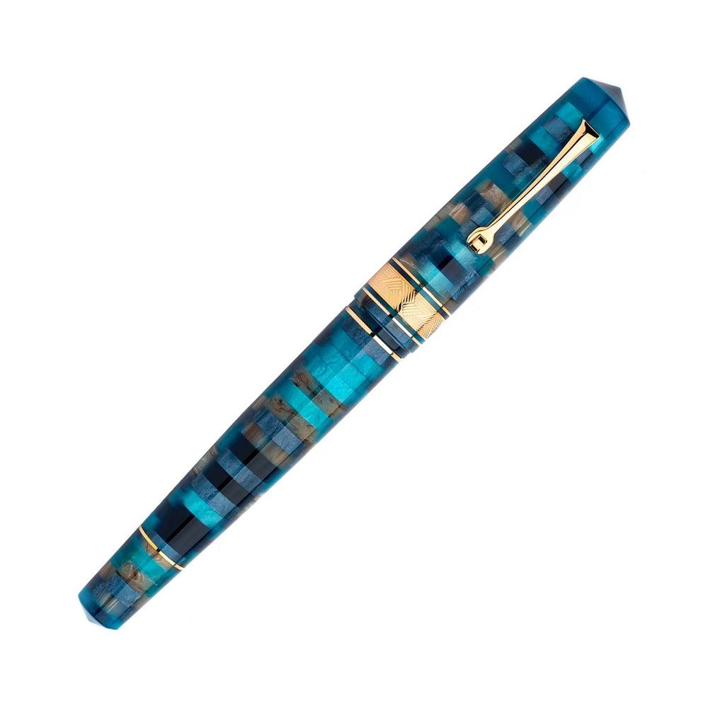 Leonardo Fountain Pen Mosaico - Premium Stainless Steel Pen for Writing, Calligraphy & Collecting - Perfect for Gifts, Office Use & Special Occasions