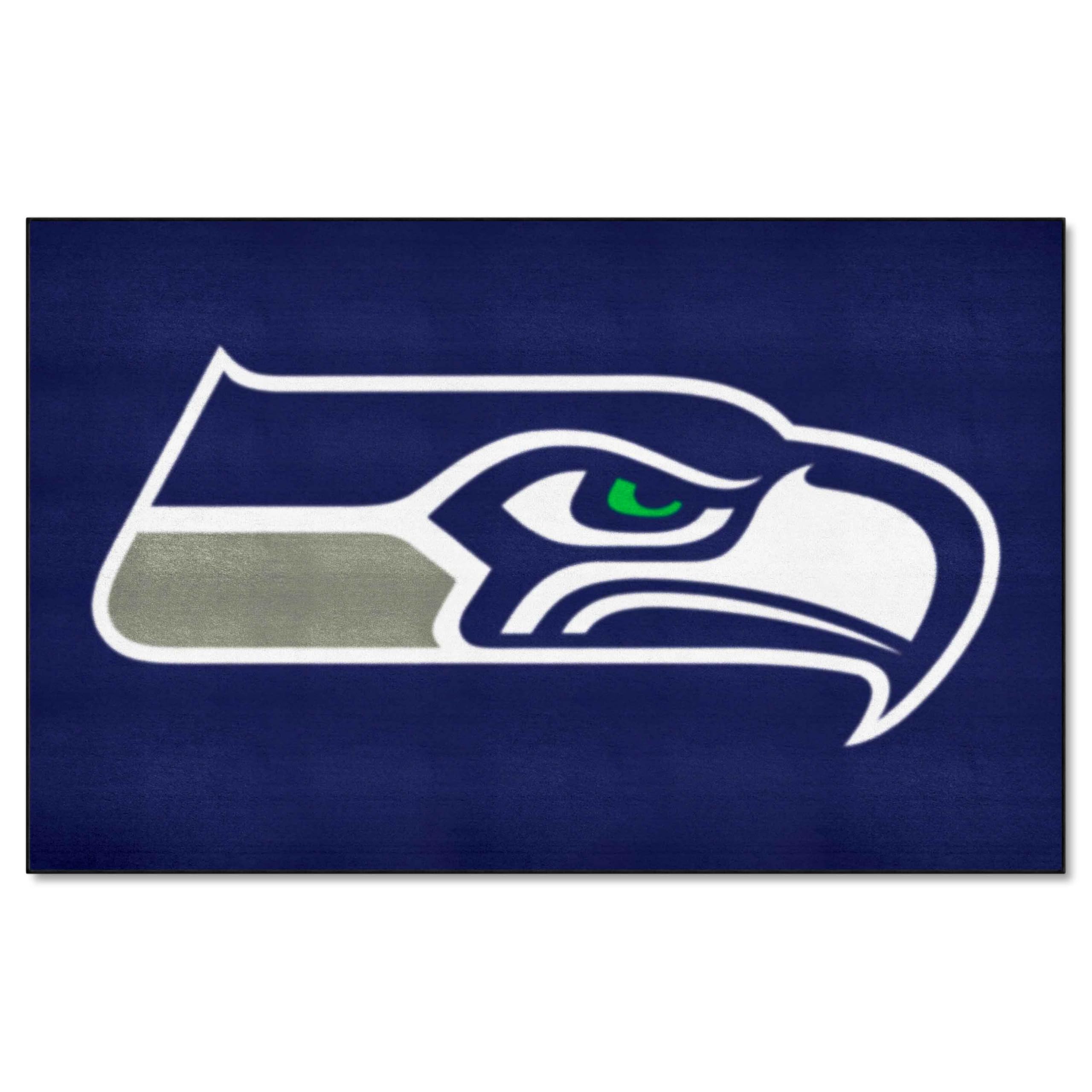 FANMATS 28818 Seattle Seahawks Ulti-Mat Rug - 5ft x 8ft NFL Team Logo Sports Fan Area Rug - Perfect for Game Room Decor, Man Cave Flooring & Tailgating Parties