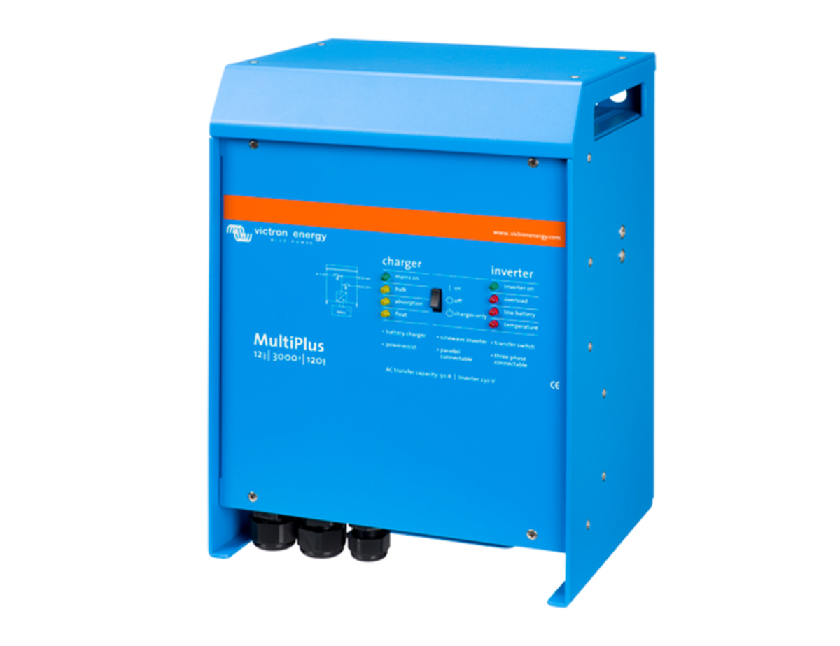 Victron Energy MultiPlus 12/3000/120-16 230V VE.Bus Pure Sine Wave Inverter Charger - 3000VA 120V for RVs, Boats & Off-Grid Solar Systems