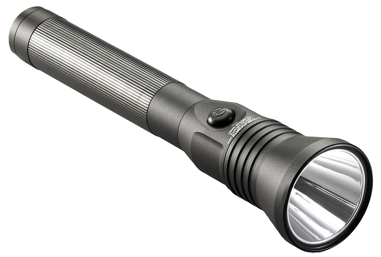 Streamlight 75884 Stinger DS LED High Power Rechargeable Flashlight - 800 Lumens with 12V DC Piggy-Back Charger | Bright Tactical Light for Law Enforcement, Security & Outdoor Adventures