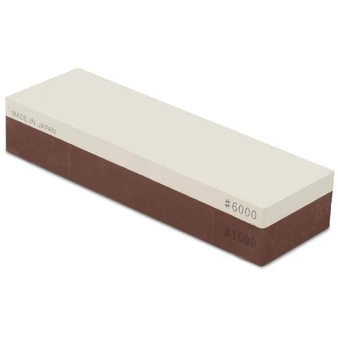 Premium 1000/6000 Grit Combination Waterstone - Dual-Sided Sharpening Stone for Knives, Tools & Chisels - Perfect for Home, Kitchen & Professional Use