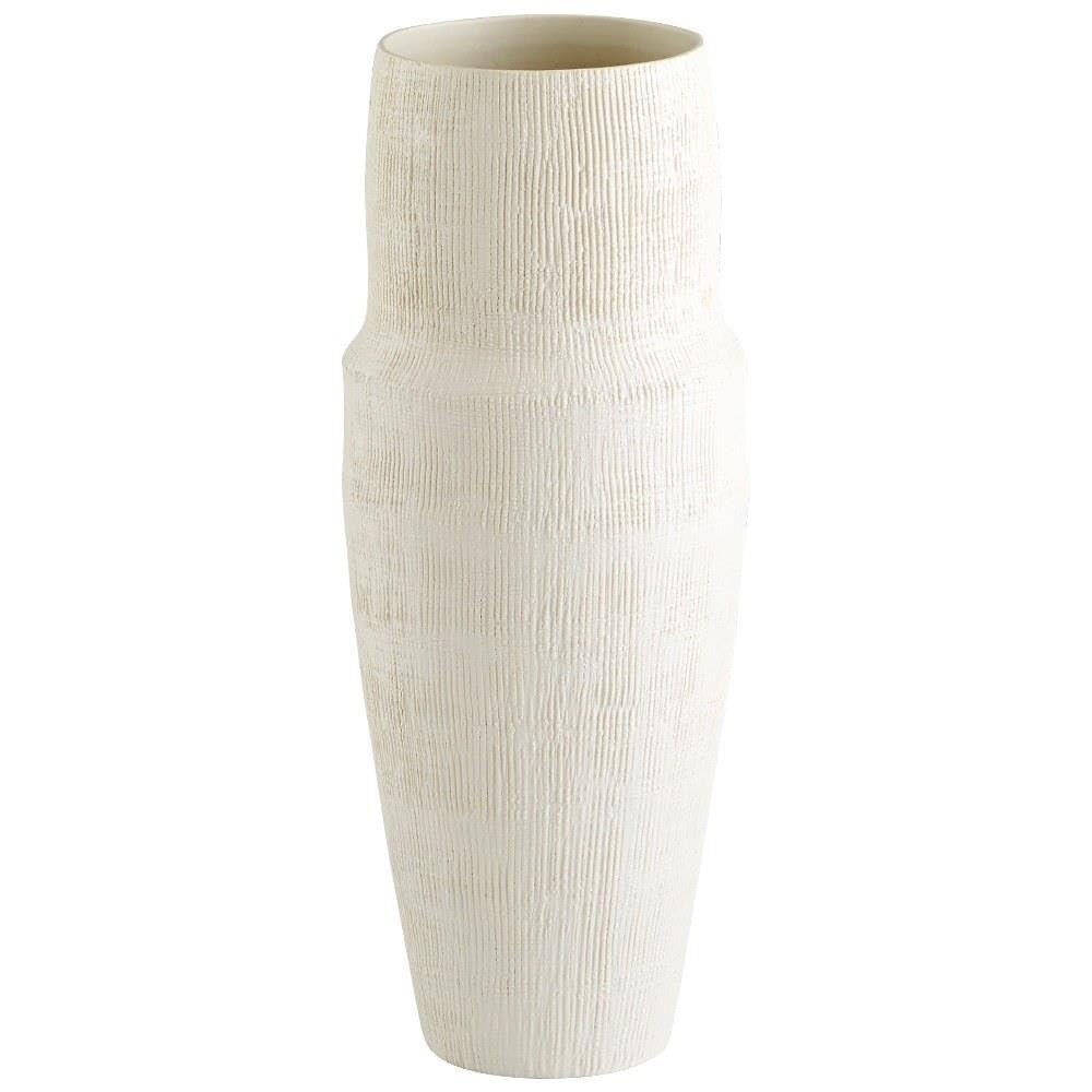 Leela - 17.5 Inch Tall Ceramic Vase with 7 Inch Wide Opening - Elegant Home Decor for Living Room, Dining Table & Wedding Centerpieces