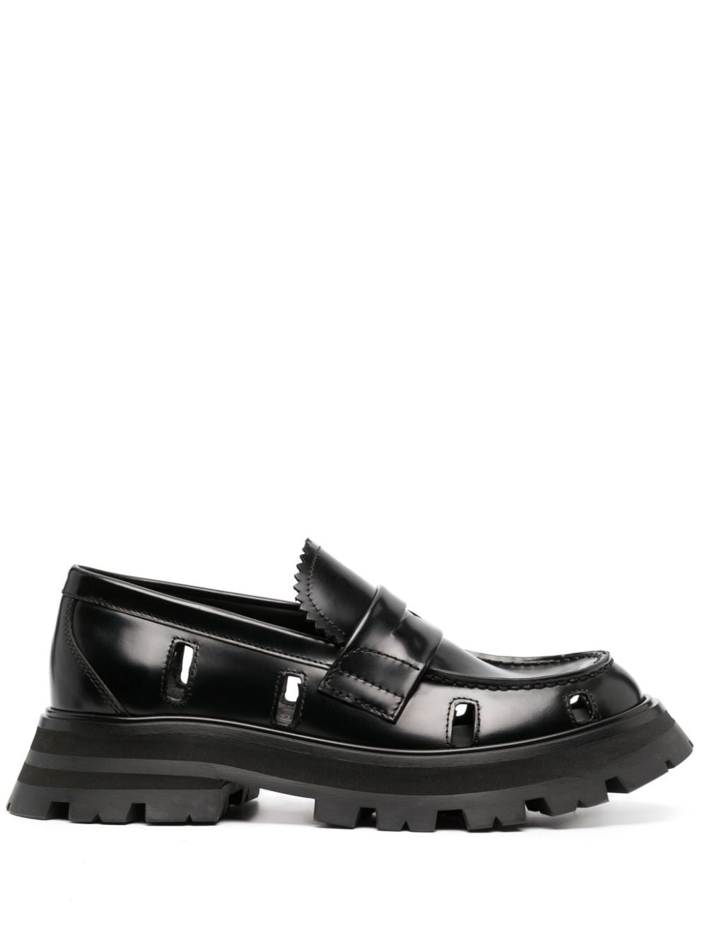 Alexander McQueen Black Flat Shoes for Women - Stylish & Comfortable Loafers for Work, Casual Outfits & Travel