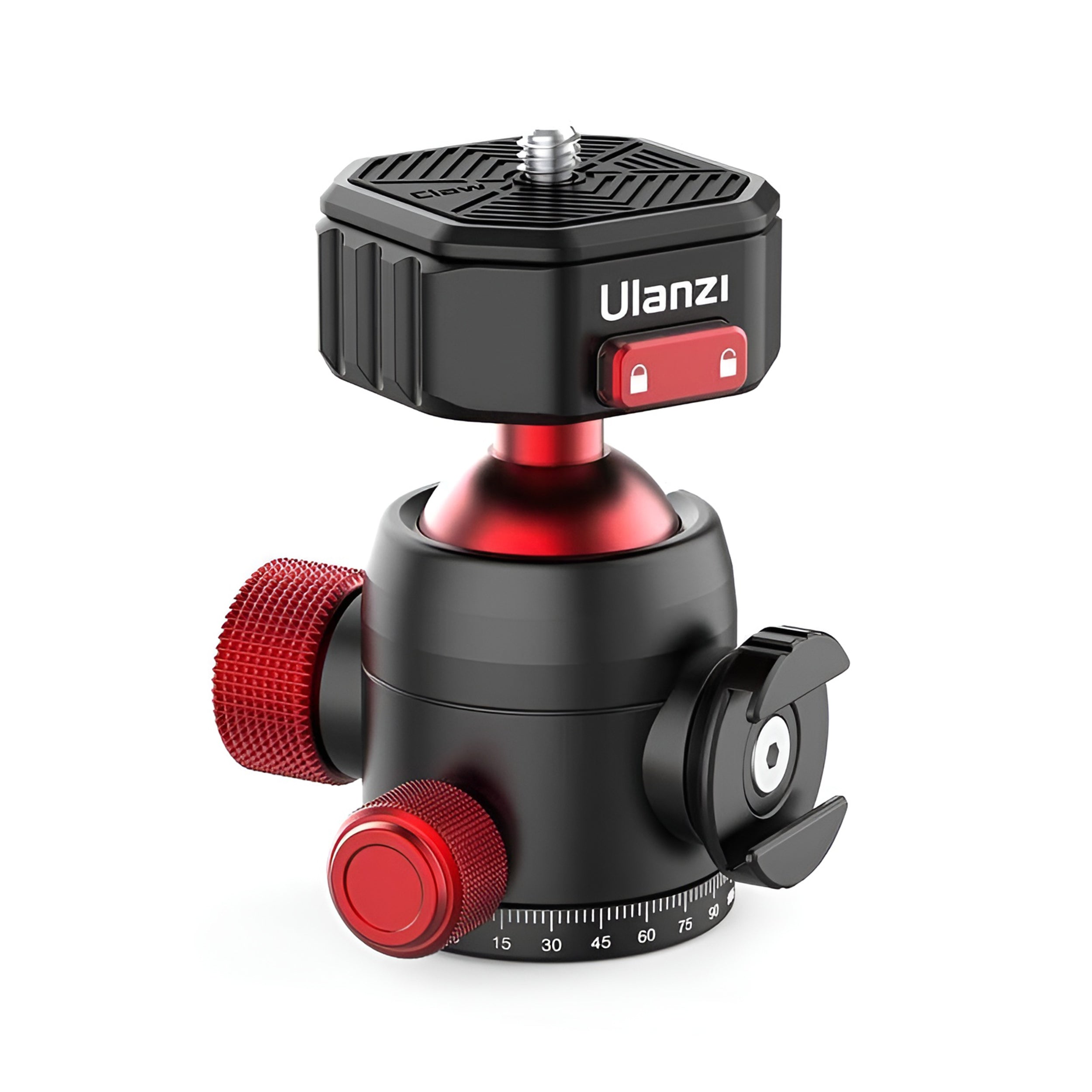 ULANZI U 100 Claw Quick Release Ball Head 2305 - Lightweight Camera Tripod Mount with 360° Rotation for DSLR, Mirrorless, and Action Cameras - Perfect for Vlogging, Photography, and Outdoor Adventures