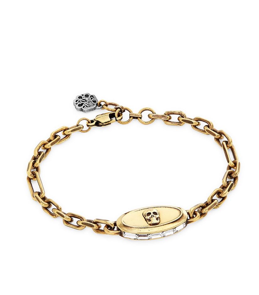 Double Signet Bracelet in Gold - Elegant Personalized Jewelry for Women | Perfect for Gifts, Anniversaries & Special Occasions