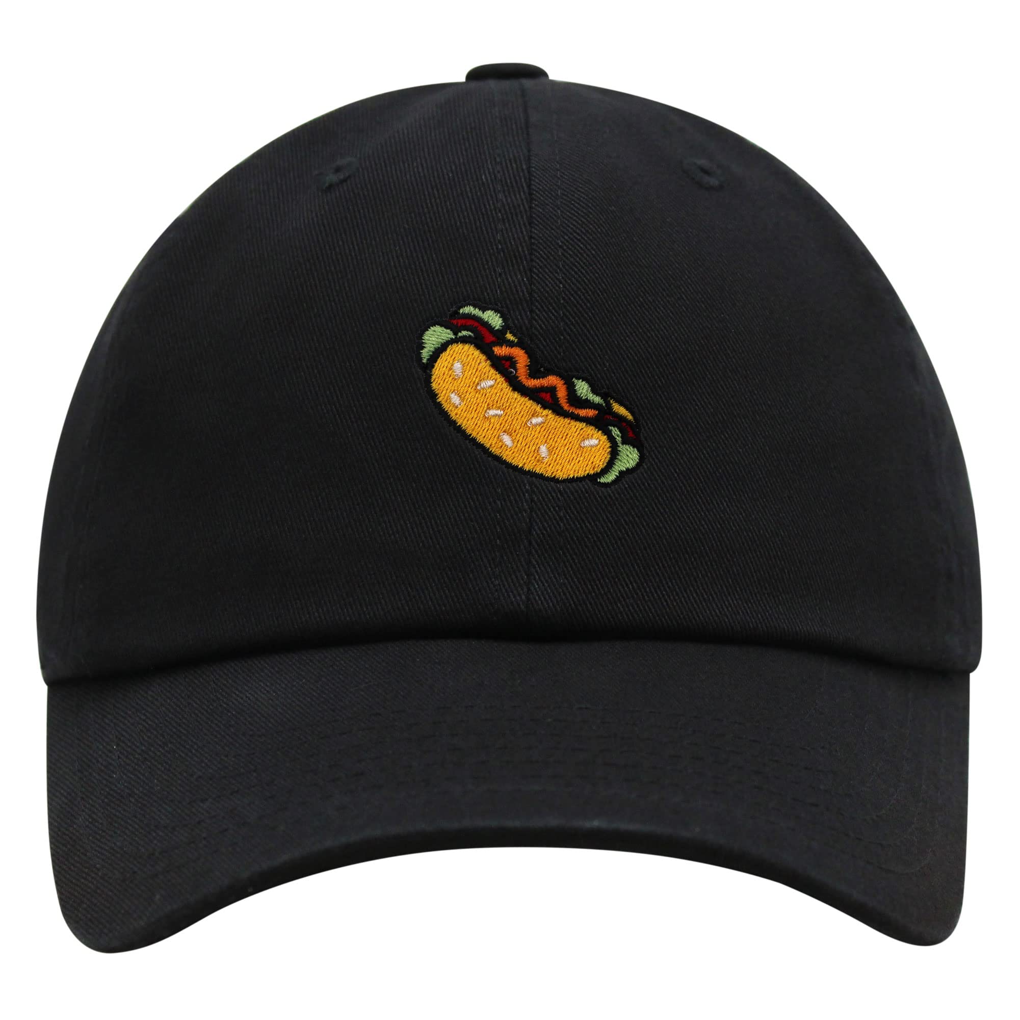 JPAK Premium Embroidered Dad Hat - Baseball Cap for Hot Dog Lovers | Comfortable Adjustable Fast Food Truck Hat for Men & Women | Perfect for BBQ, Food Festivals & Casual Outings