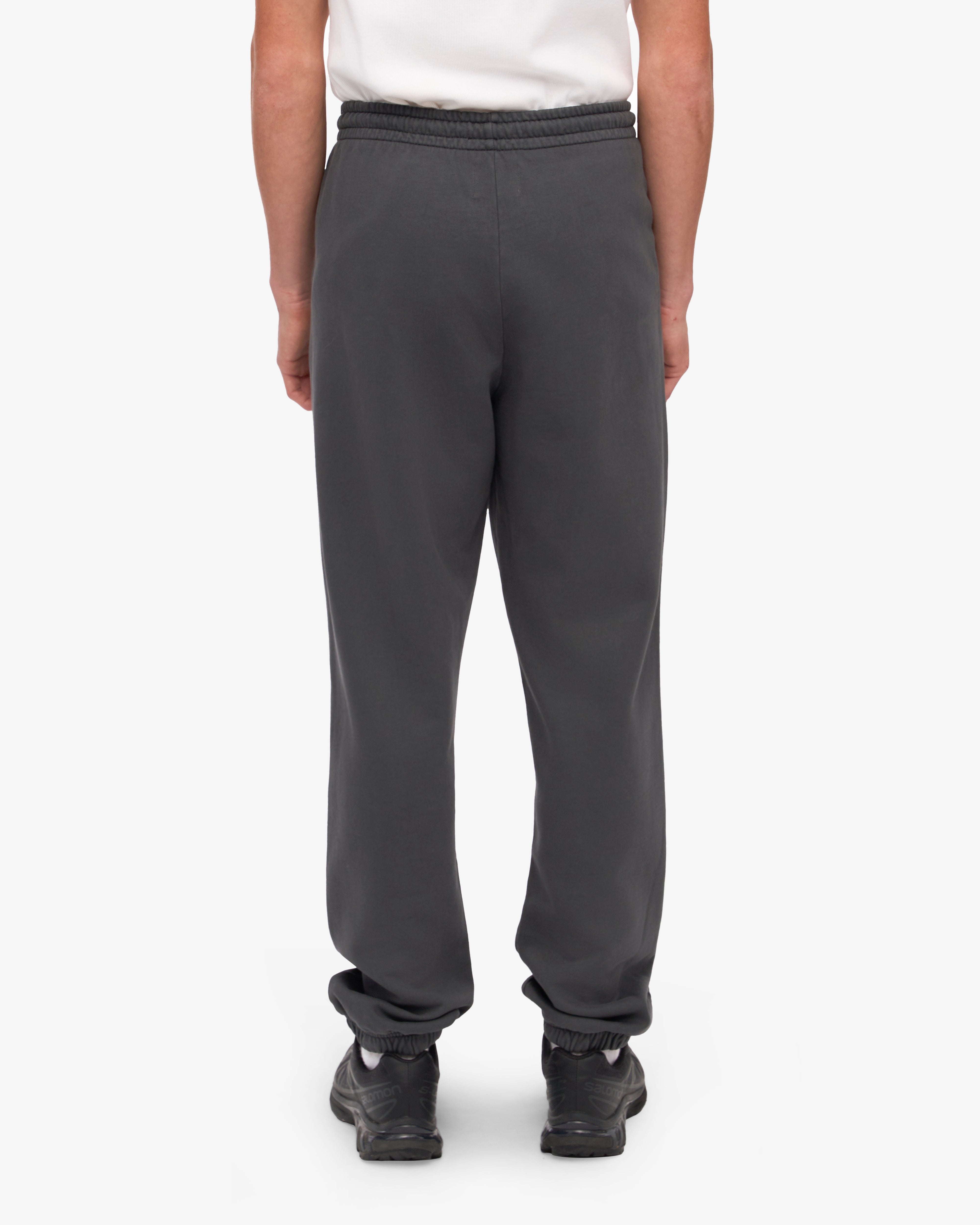 Organic Cotton Sweatpants for Women & Men - Soft Lava Grey Joggers for Lounge & Workout - Eco-Friendly Comfort Pants for Yoga, Running & Casual Wear