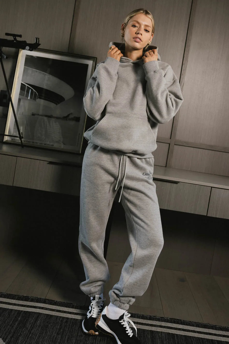 Out of Office Sweatshirt - Cozy Heather Grey Pullover for Women | Casual Loungewear & Work From Home Comfort | Perfect for Relaxing, Running Errands and Coffee Dates